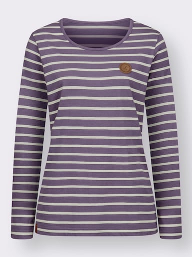 Ringelshirt - feige-ecru-gestreift