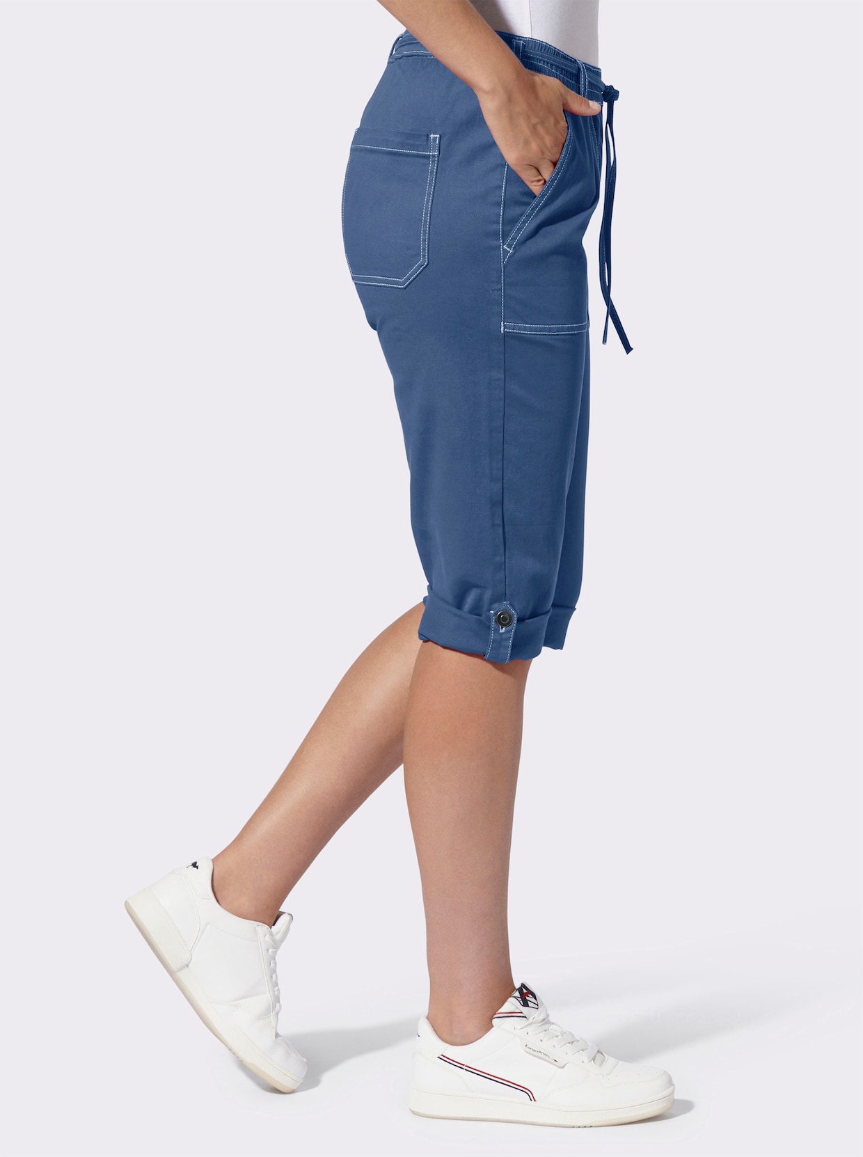 heine Baumwollhose - jeansblau