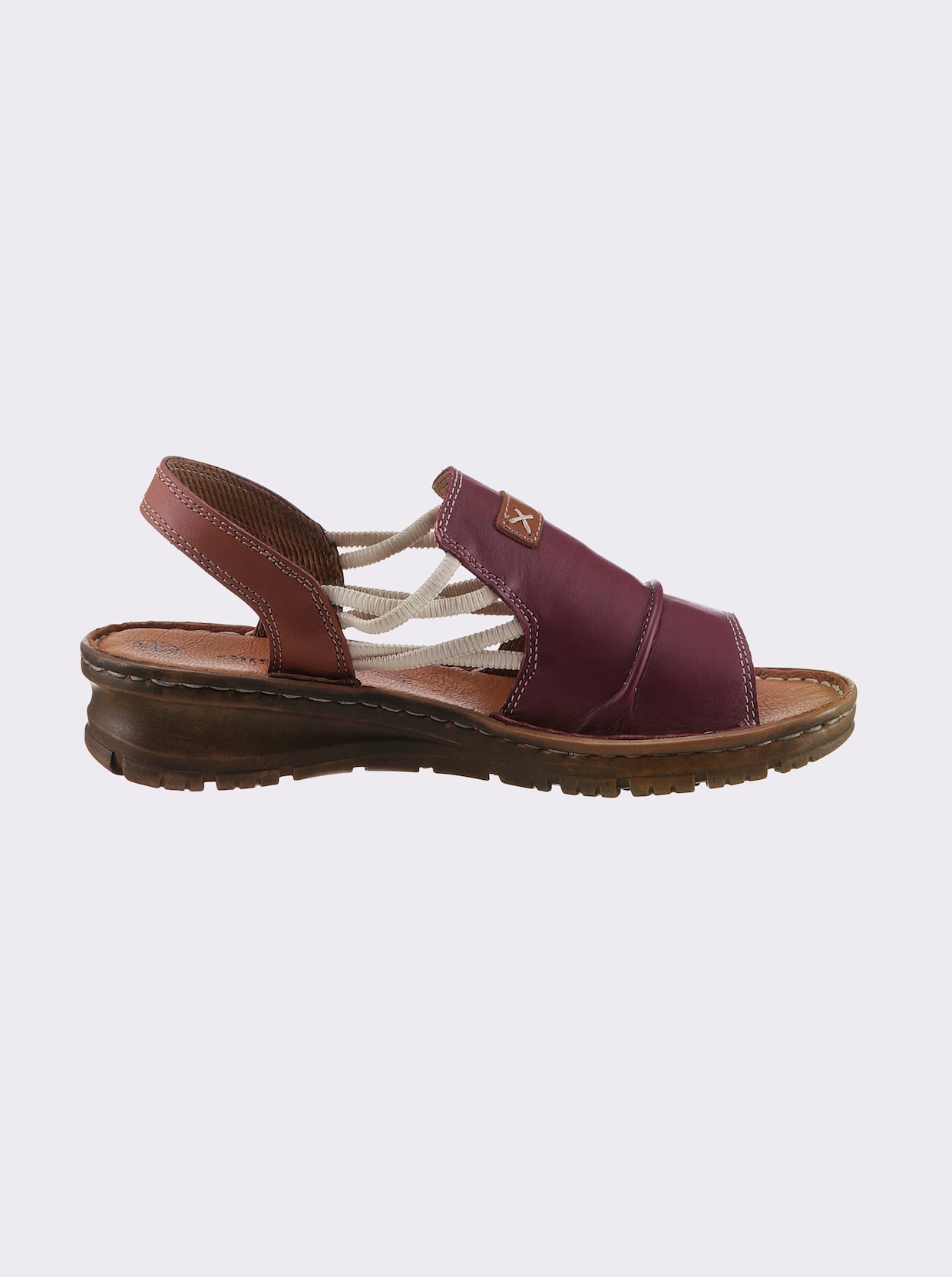 airsoft modern+ sandaaltjes - bordeaux