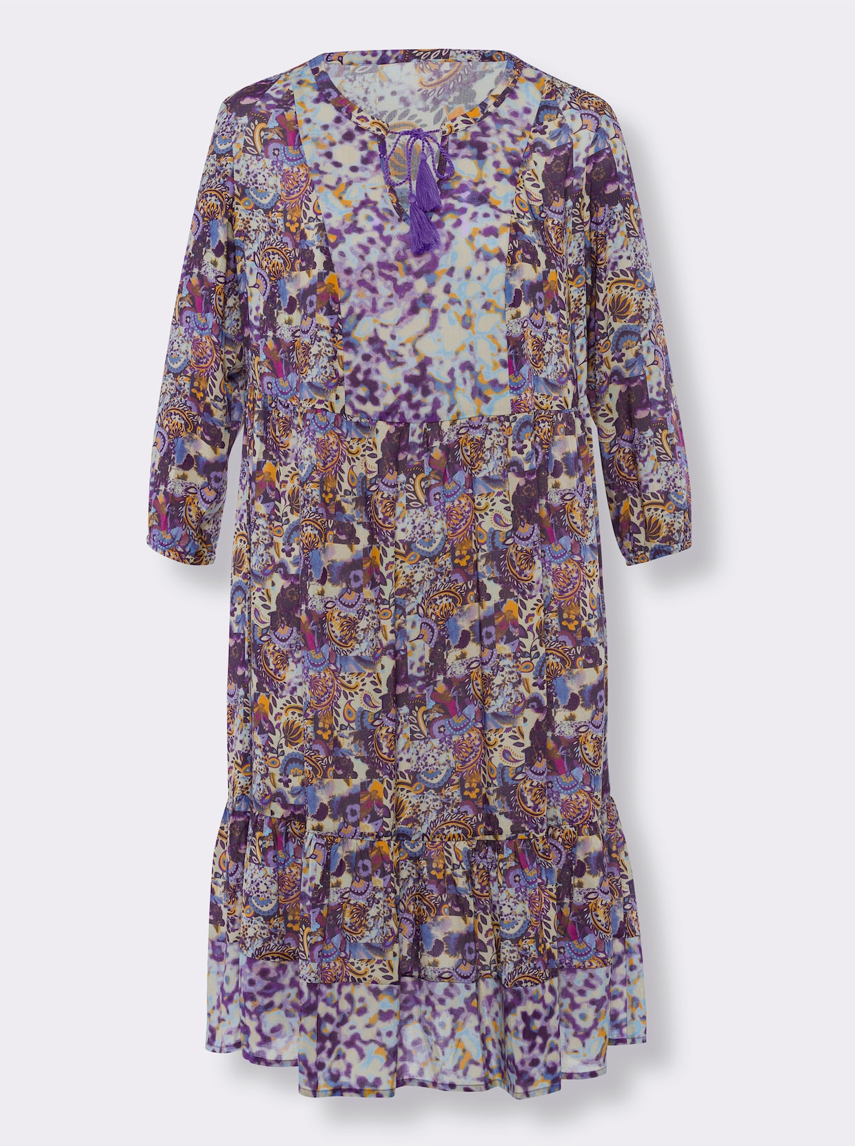 heine Robe imprimée - violet-sable imprimé