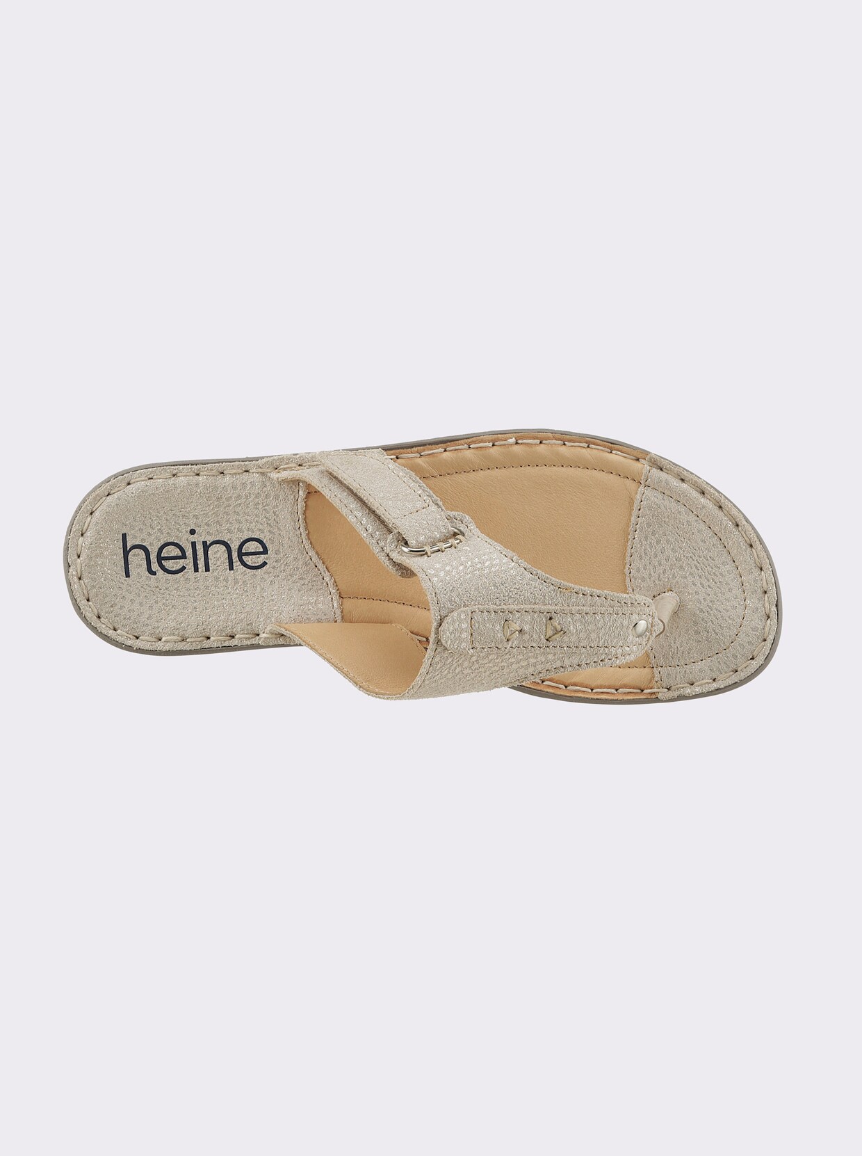 heine Pantolette - sand-metallic