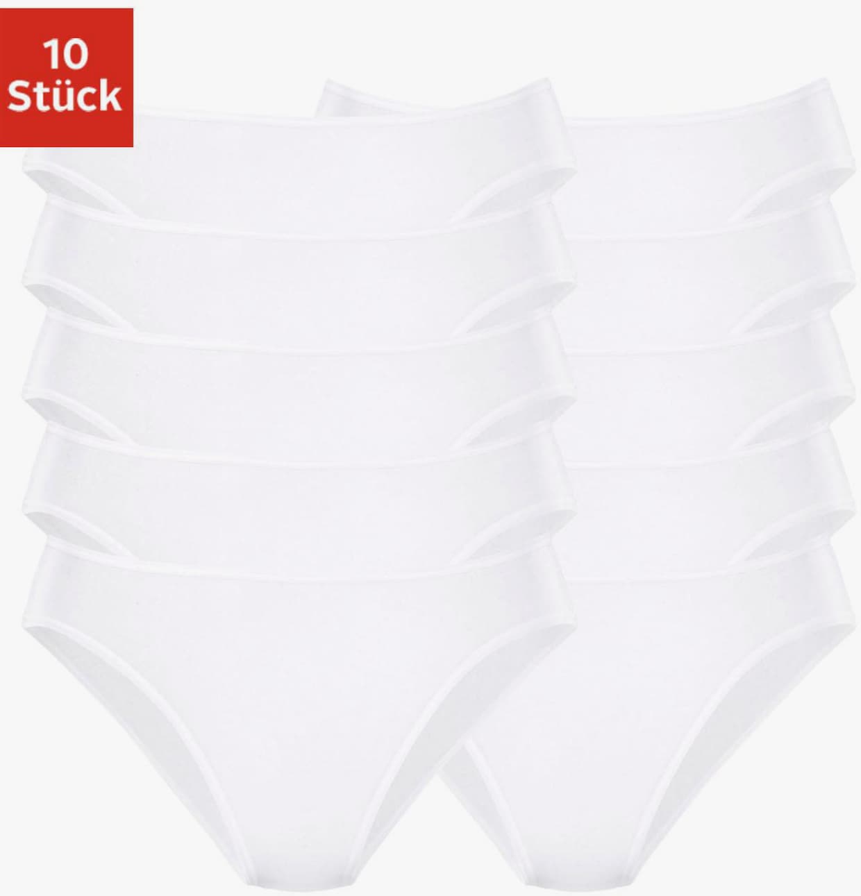 petite fleur Bikinislip - wit, zwart