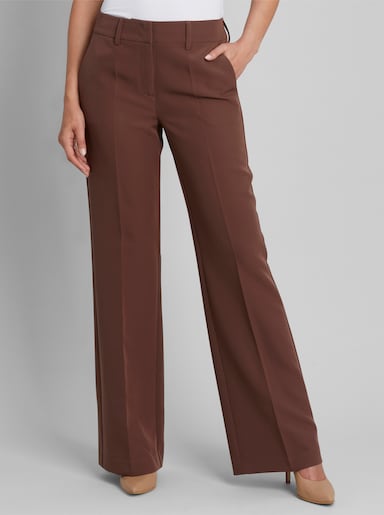 heine Marlene-Hose mit breitem Bund - schoko