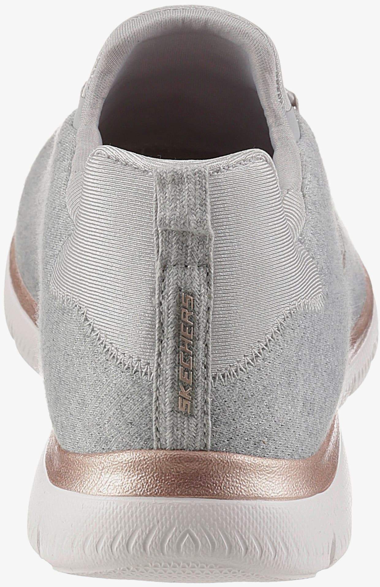 Skechers Slip-on sneaker - grijs gemêleerd