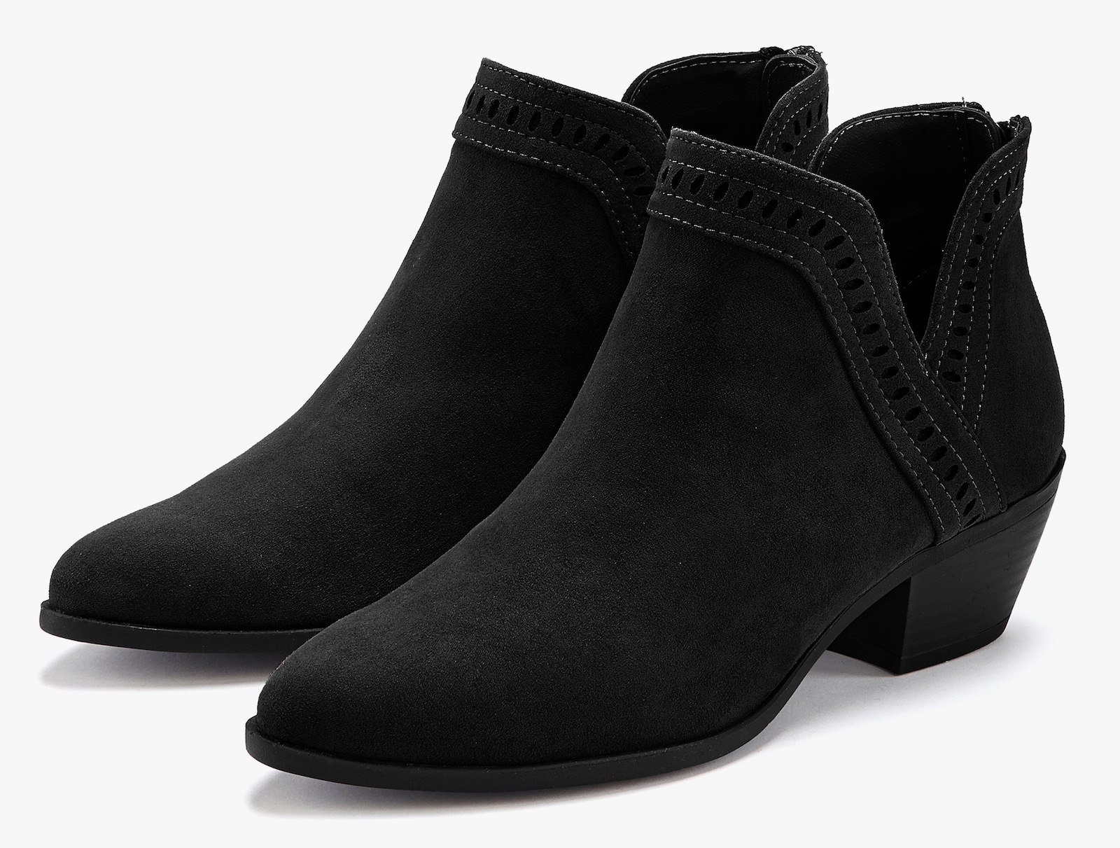 LASCANA Cowboy Stiefelette - schwarz