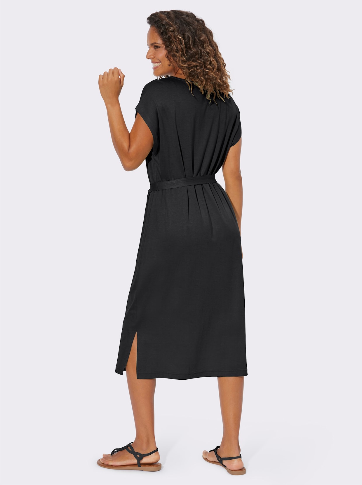 Jersey jurk - zwart