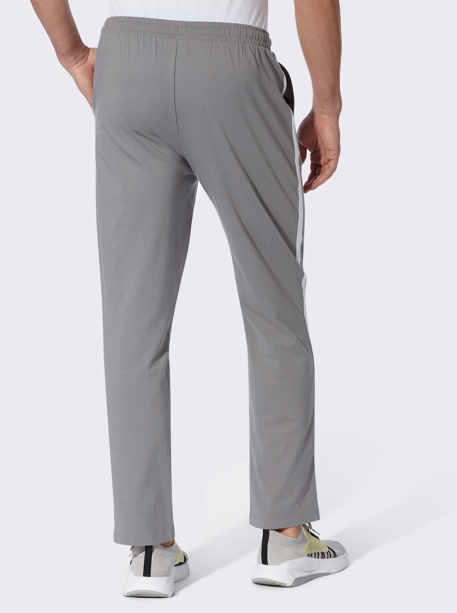 Freizeithose im Doppelpack - schwarz + grau