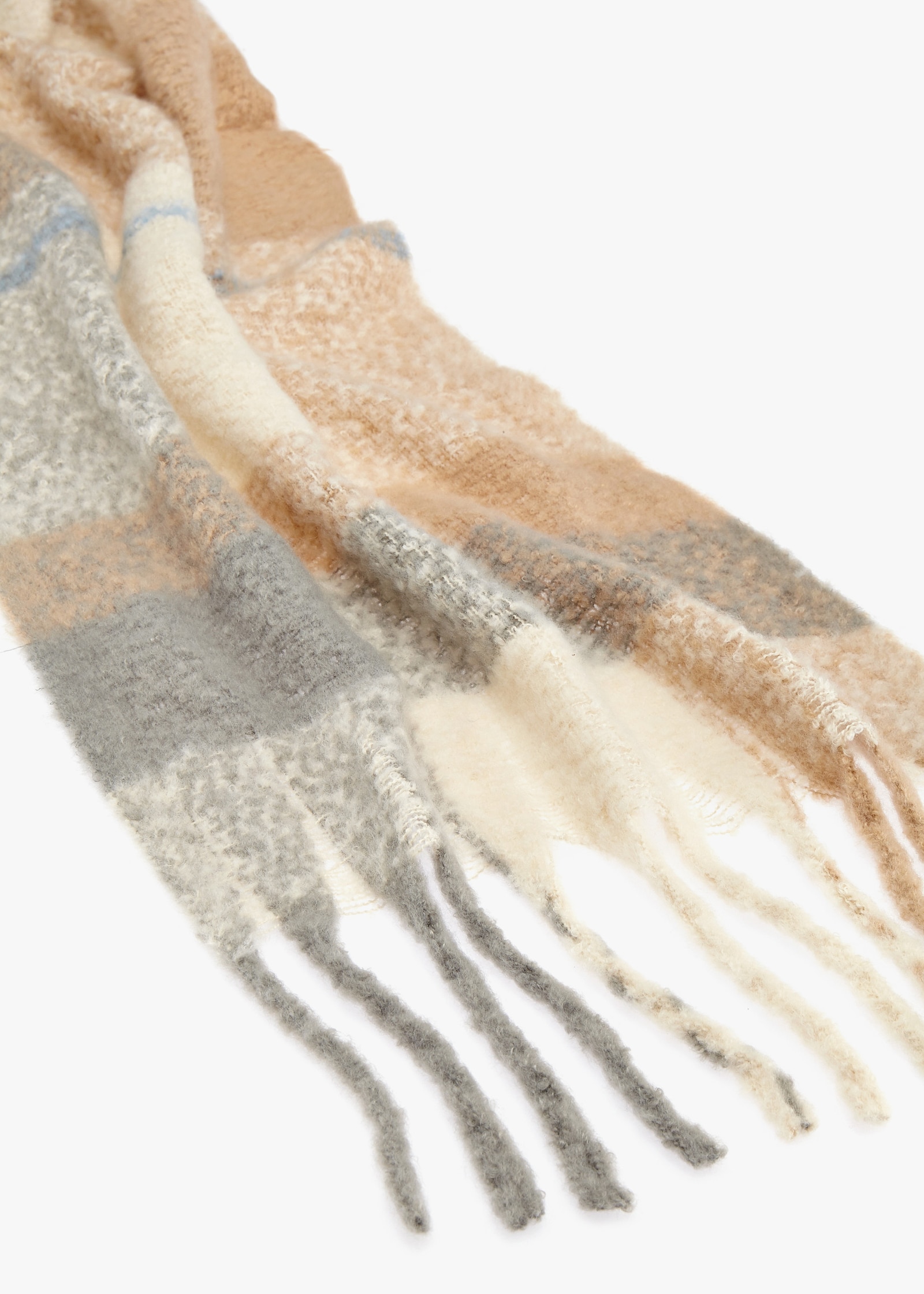 LASCANA Schal - beige-hellblau-ecru