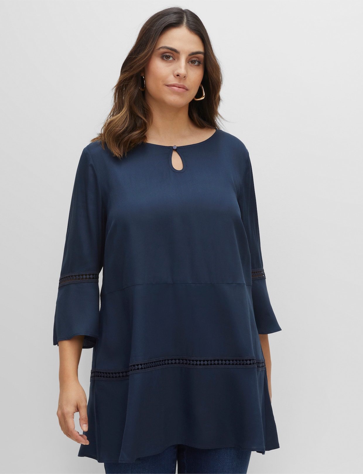 sheego Tuniek - nachtblauw