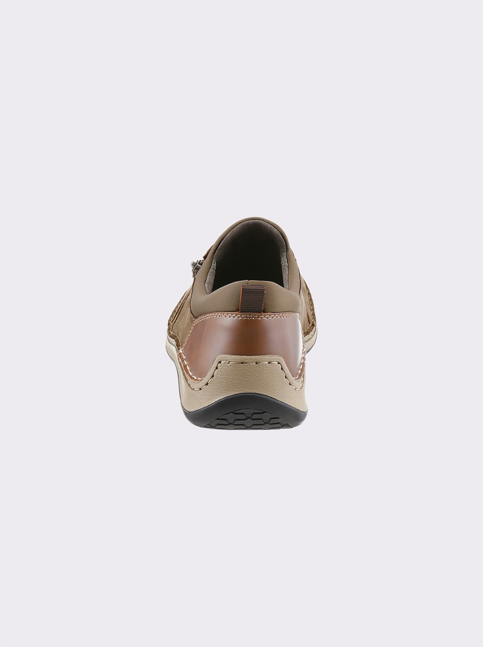 Rieker Slip-On Sneaker zum einfachen Reinschlüpfen - sand