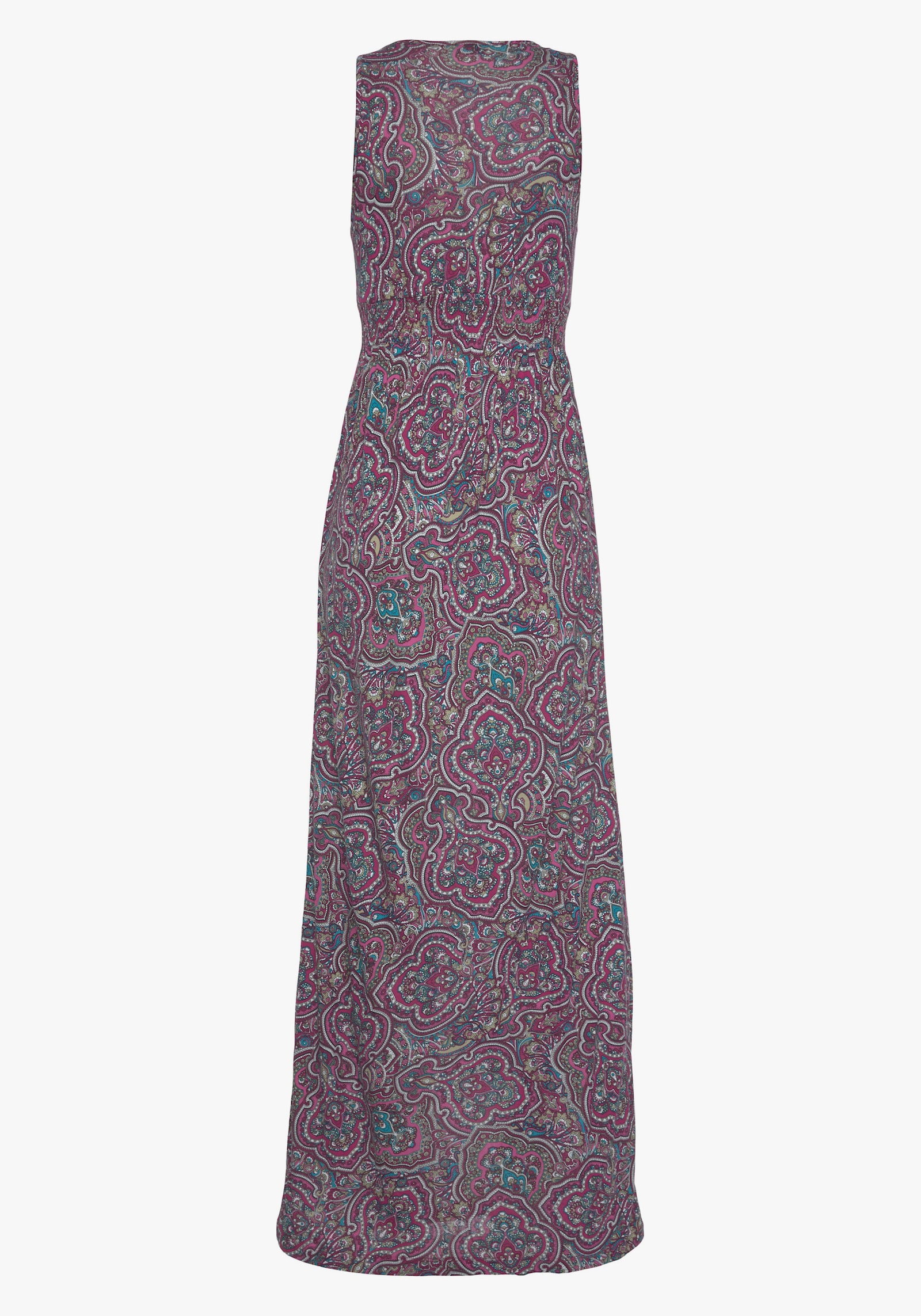 LASCANA Maxi-jurk - bessenrood geprint