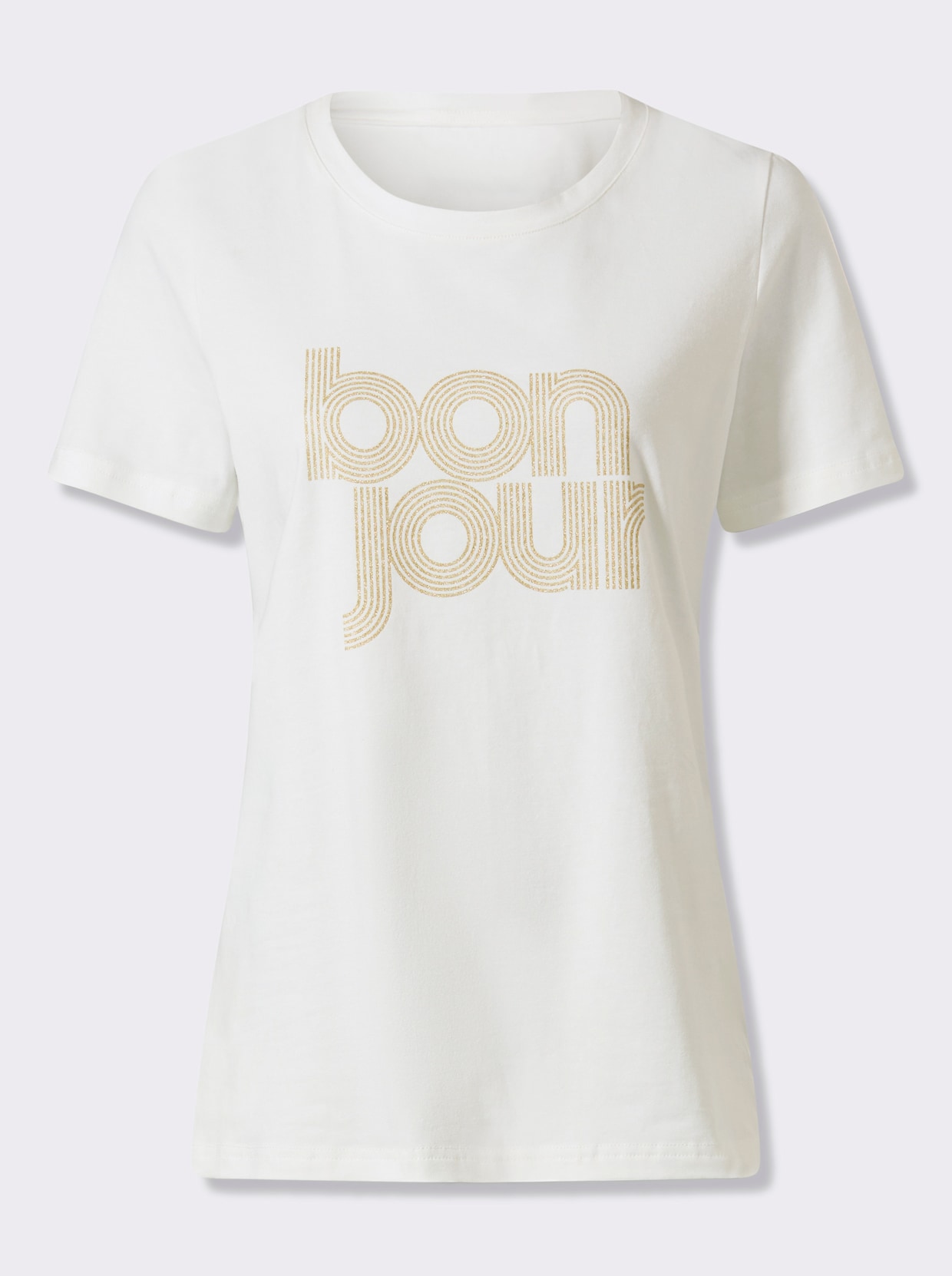 heine T-shirt à manches courtes - écru
