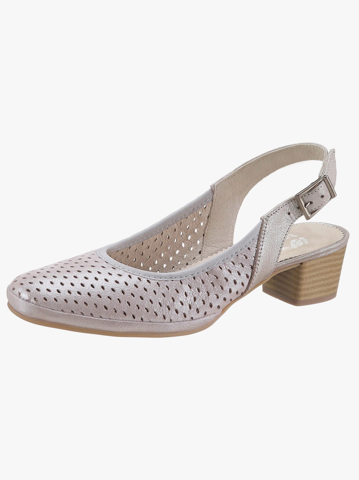 Mubb Slingpumps - silberfarben