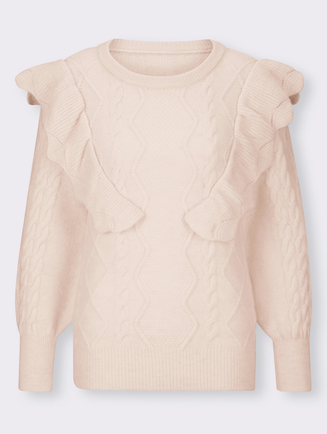 heine Pullover met ronde hals - champagne