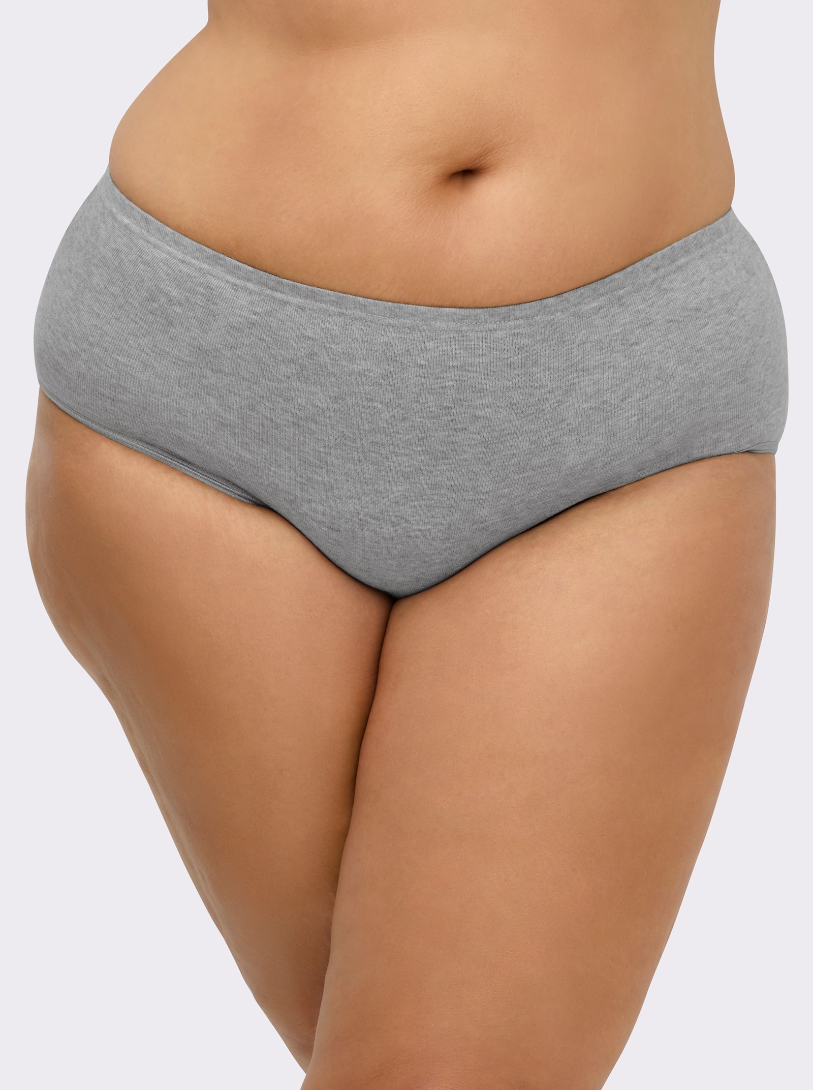 Speidel Slip mit Glanzbandeinfassung - koralle + blau + grau