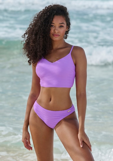 Sunseeker Bikini-crop-top - paars