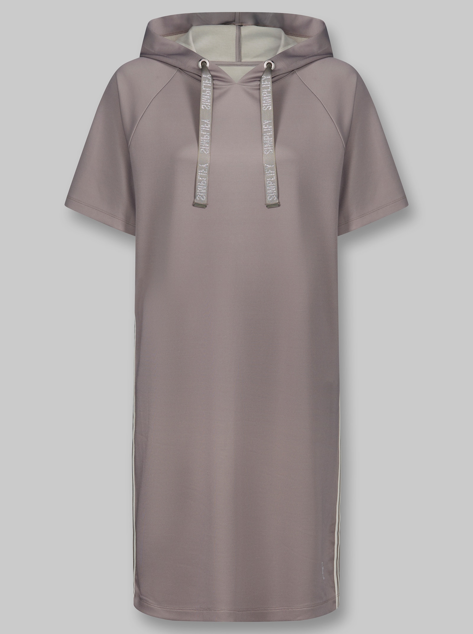 heine Sweatkleid mit Glitzer-Details - taupe