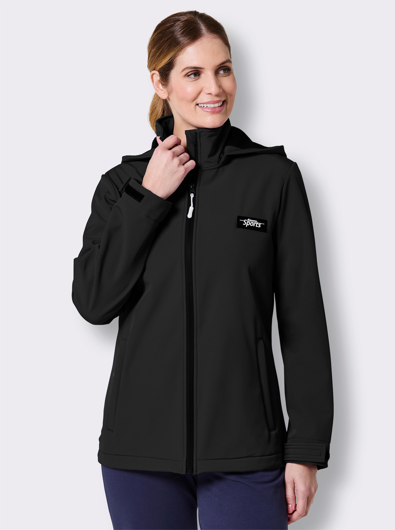 Catamaran Sports Funktionsjacke mit Fleece-Innenseite - schwarz