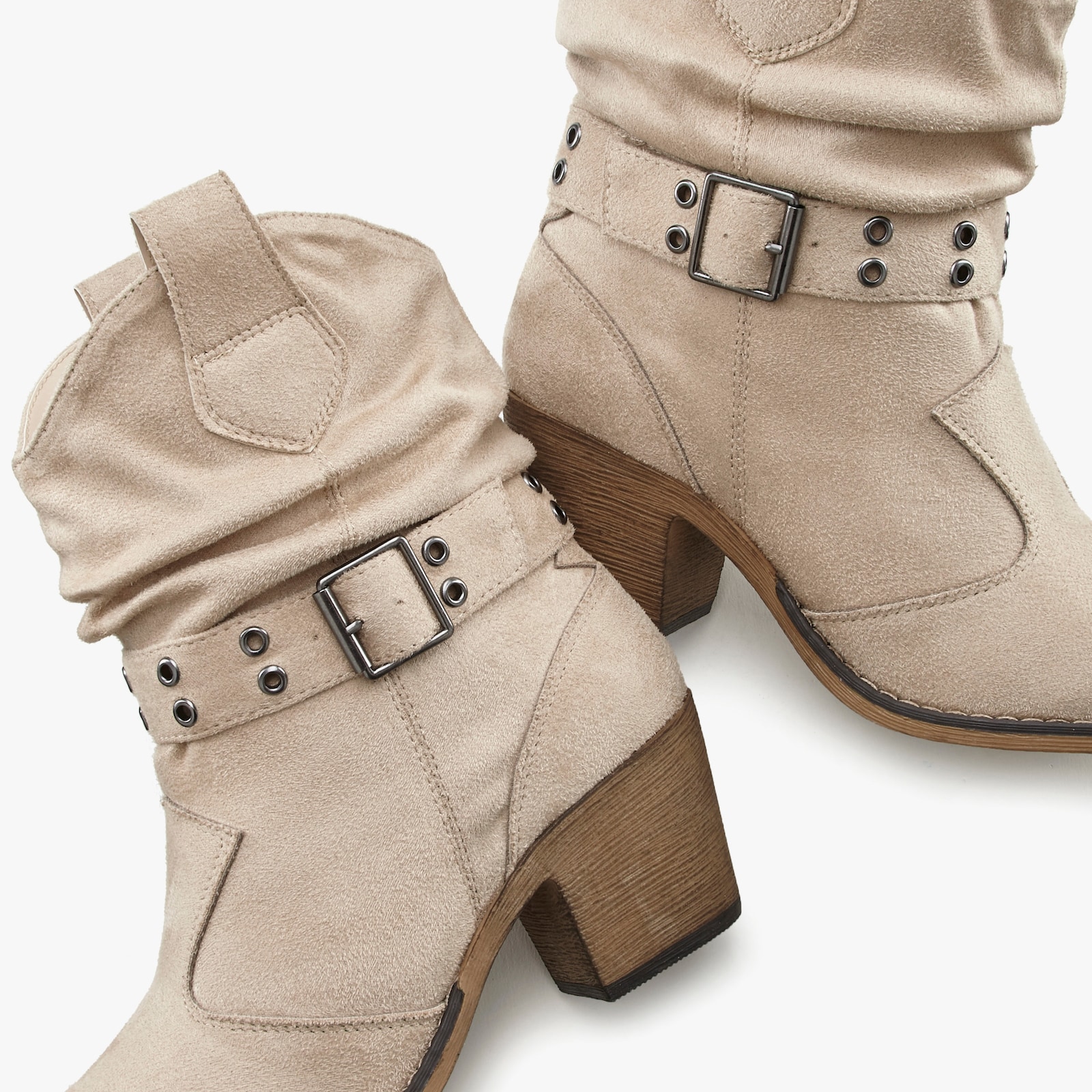 LASCANA Cowboy Stiefelette - beige