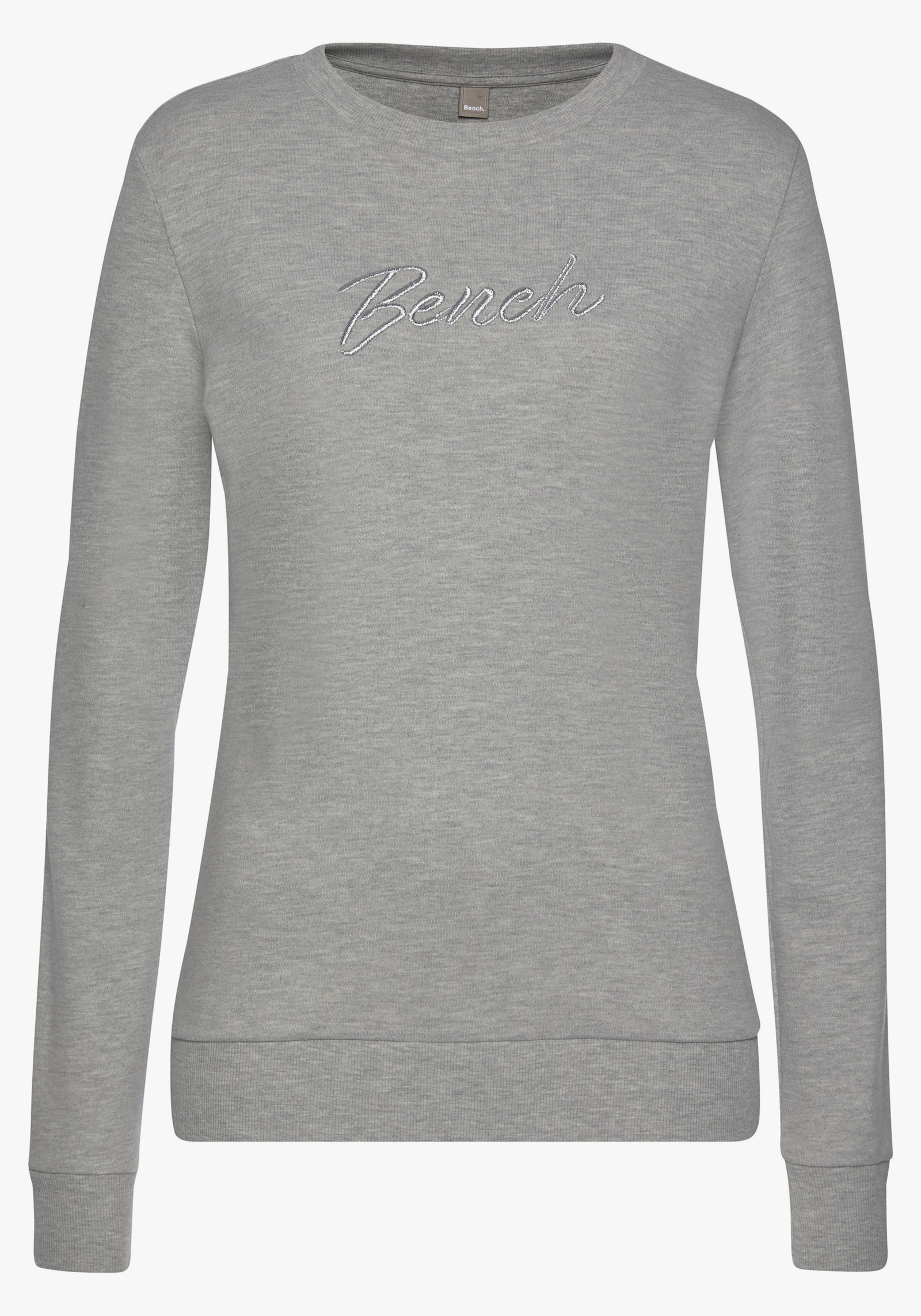 Bench. Loungewear Sweatshirt - hellgrau-meliert