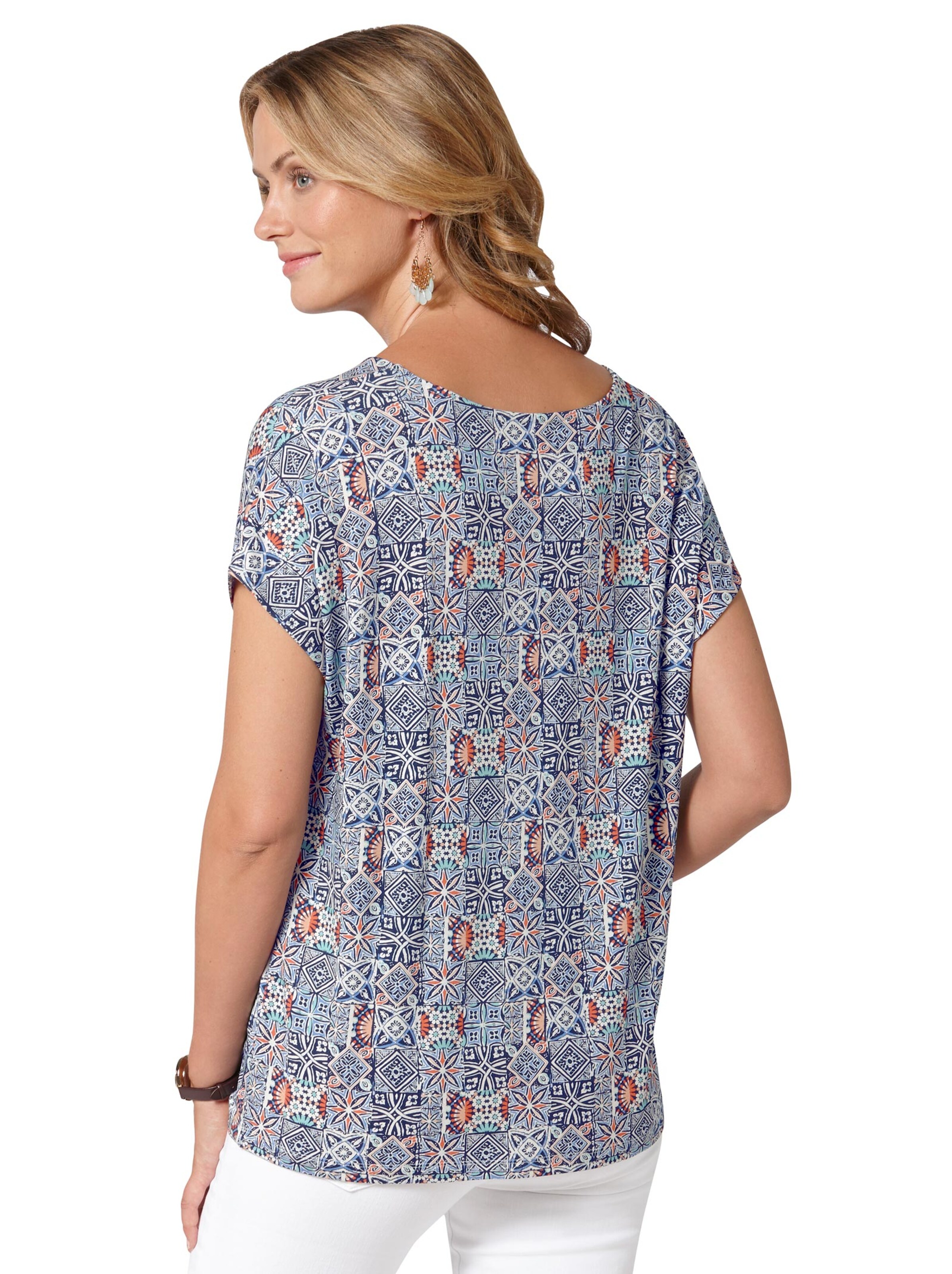 Shirt - marine-gemustert