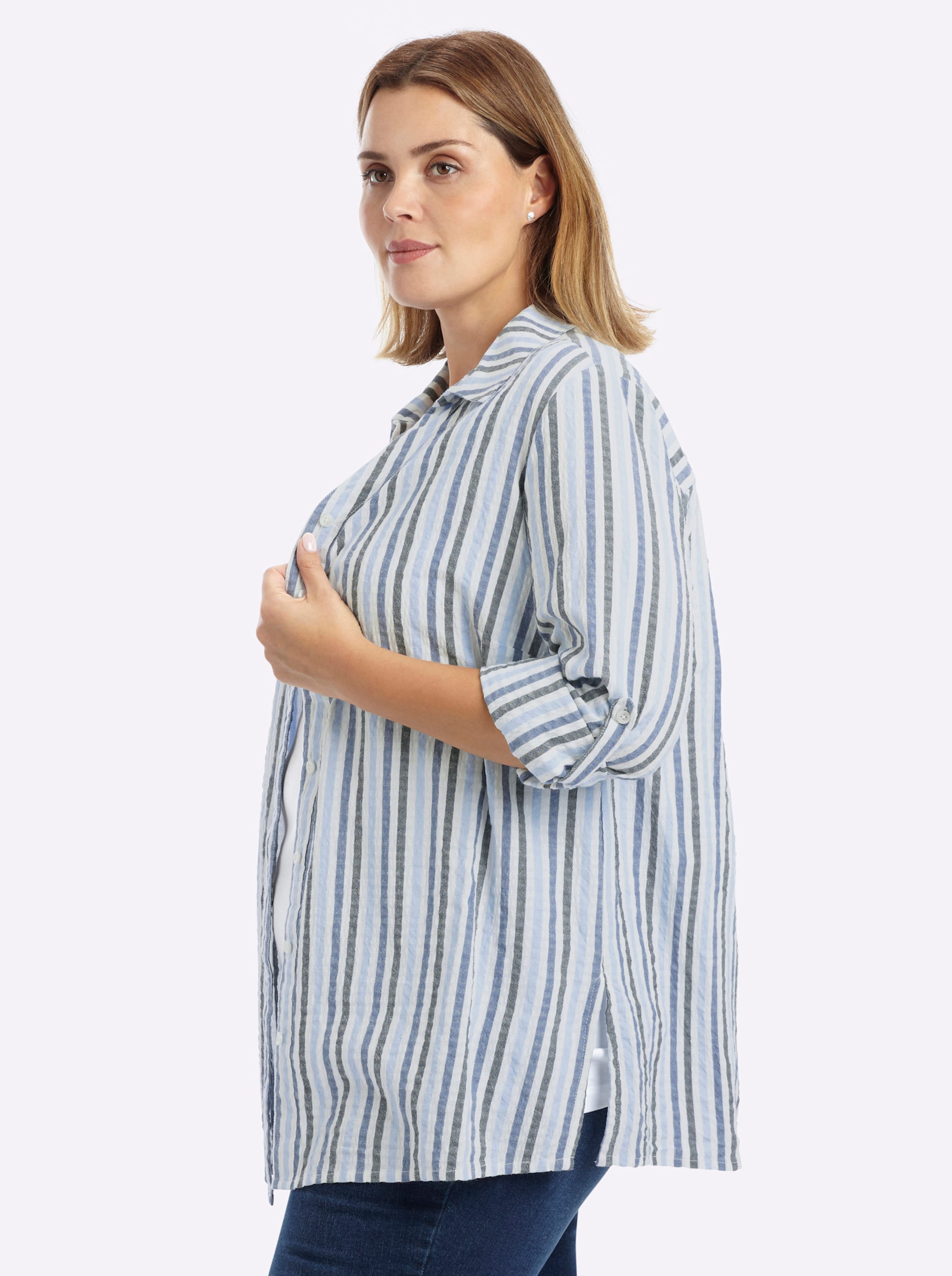 Thumbnail - Gestreifte Bluse