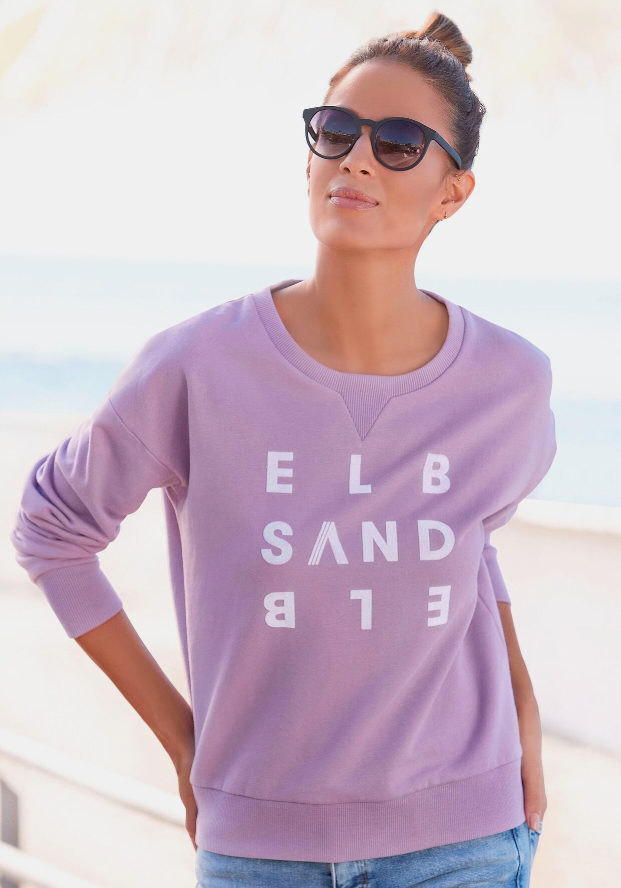 Elbsand Sweat-shirt - lilas