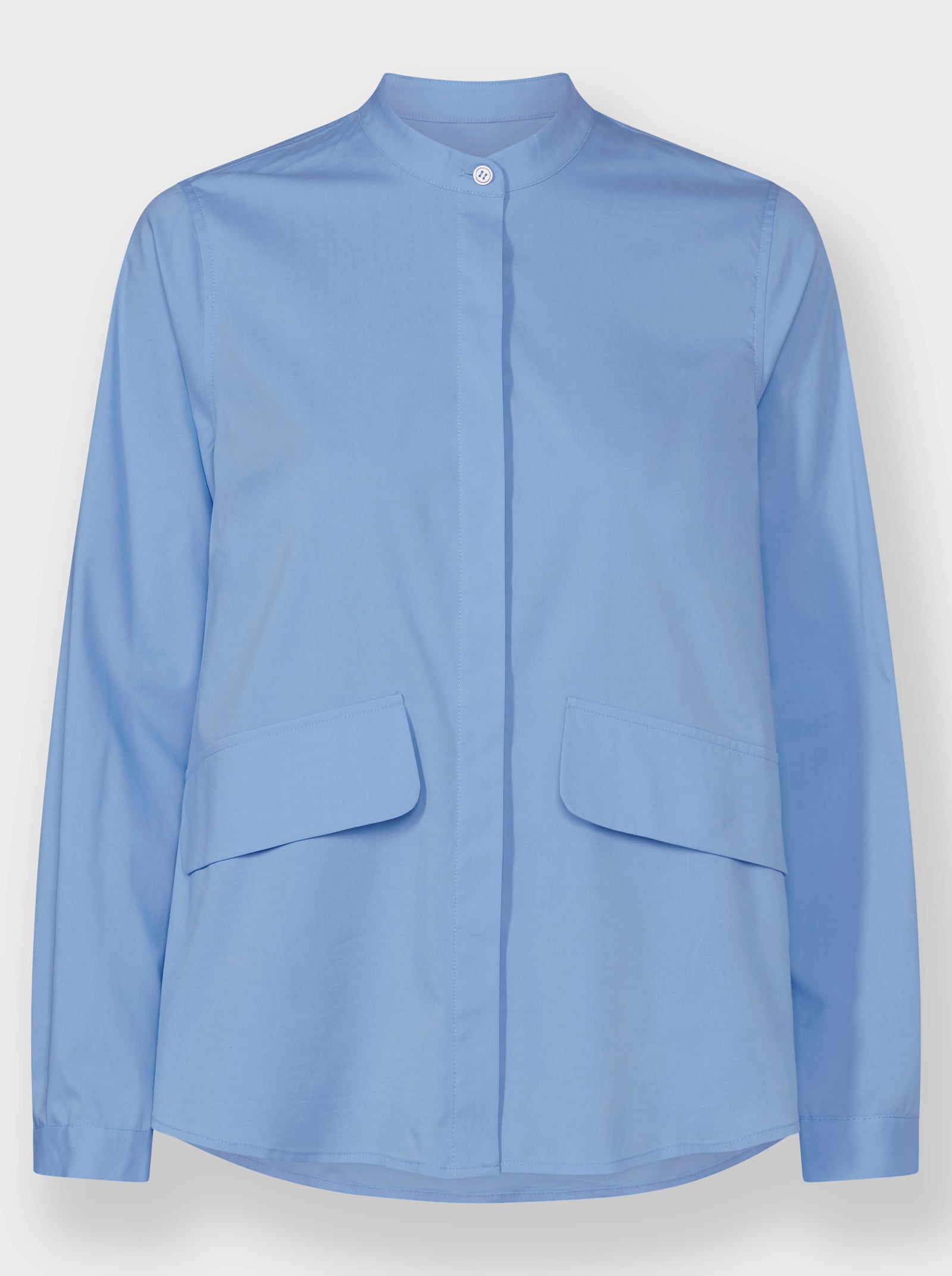 heine Blúzka s dlhými rukávmi zo streču - Azúrová