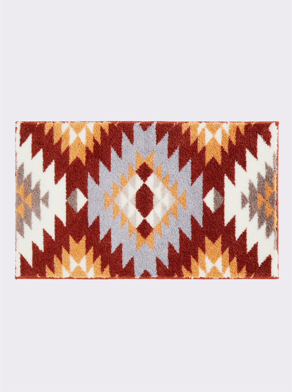 Grund Badematte - terracotta-bunt