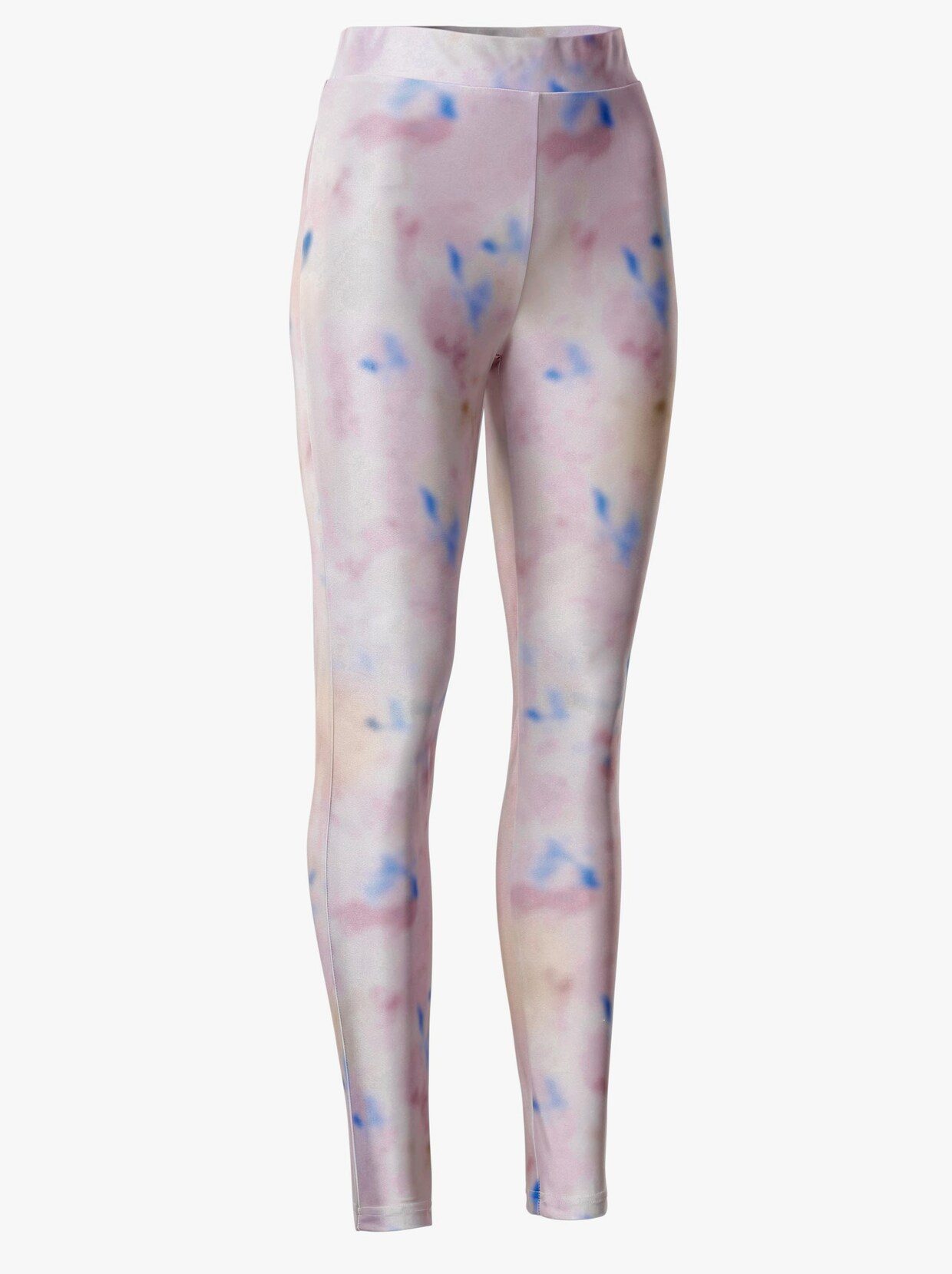 Leggings - sand-hortensie-bedruckt