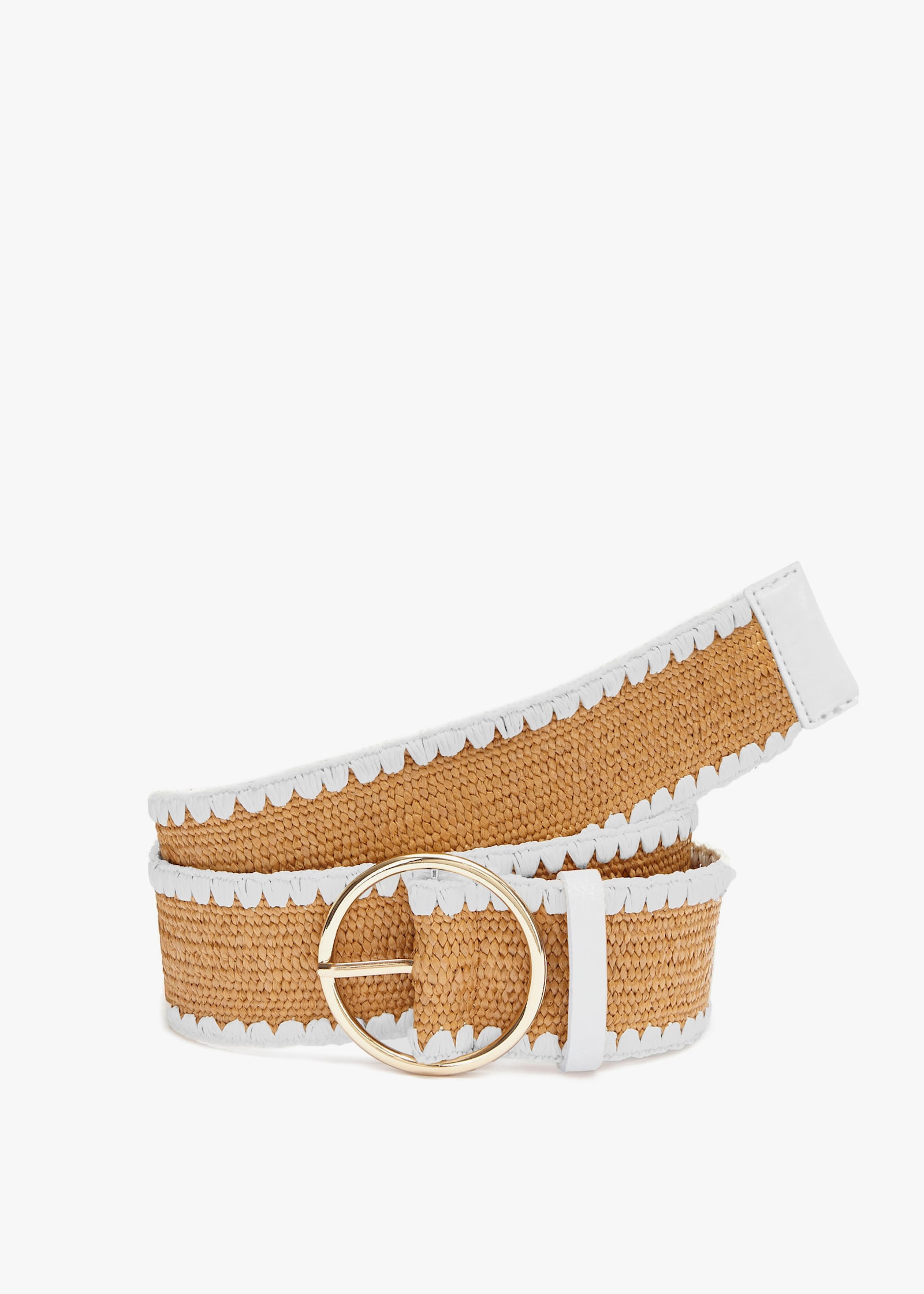 LASCANA Ceinture - beige/blanc