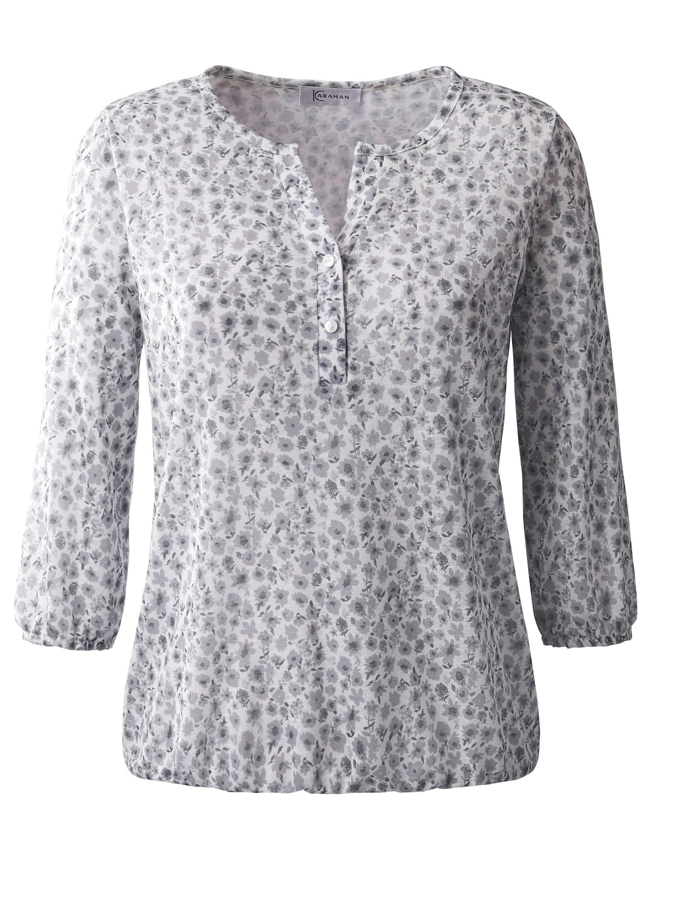 Shirt - grau-gemustert