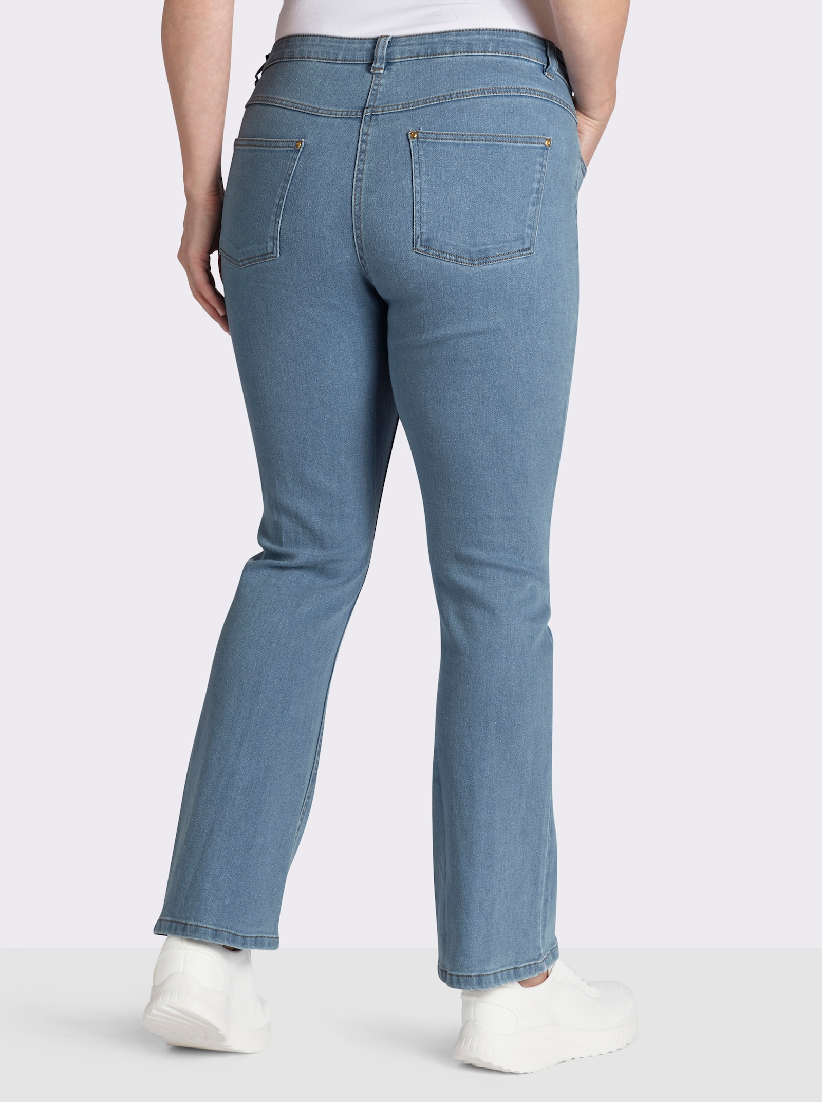  Bootcut-Jeans im 5-Pocket-Stil - blue-bleached