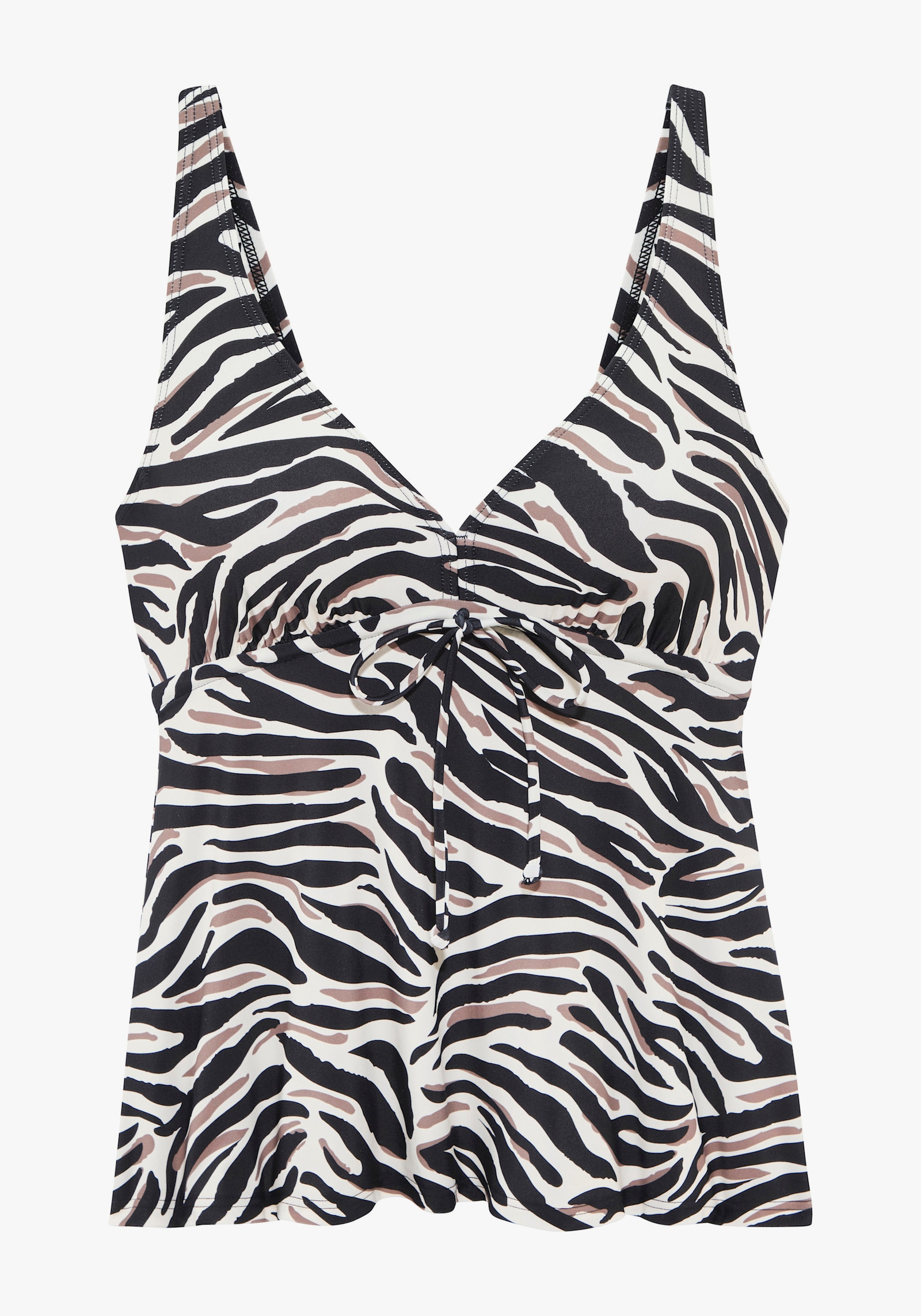 LASCANA Bügel-Tankini-Top - creme-schwarz