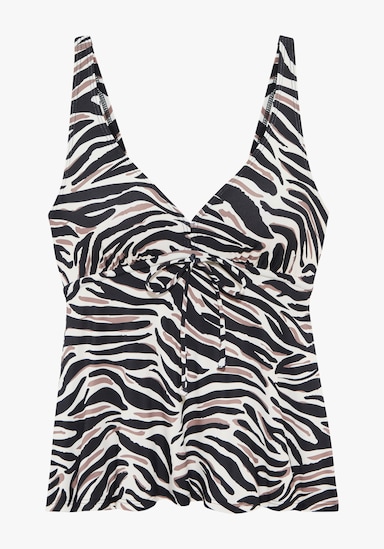 LASCANA Bügel-Tankini-Top - creme-schwarz