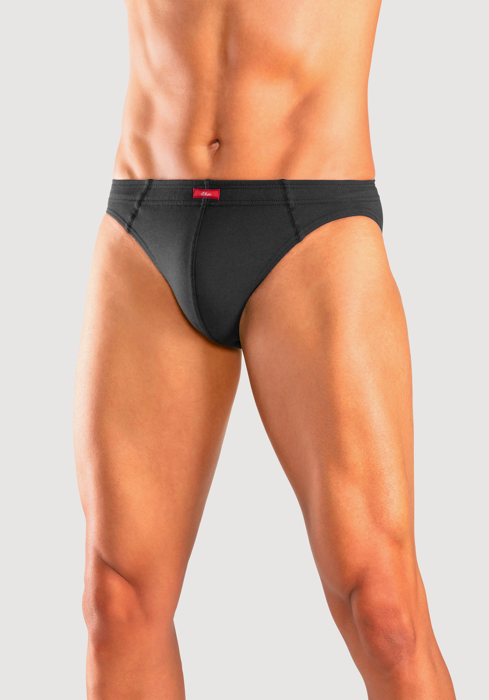 s.Oliver Slip - schwarz, navy, weiß