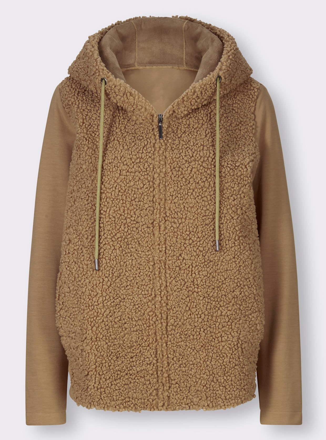 heine Sweatjacke - camel