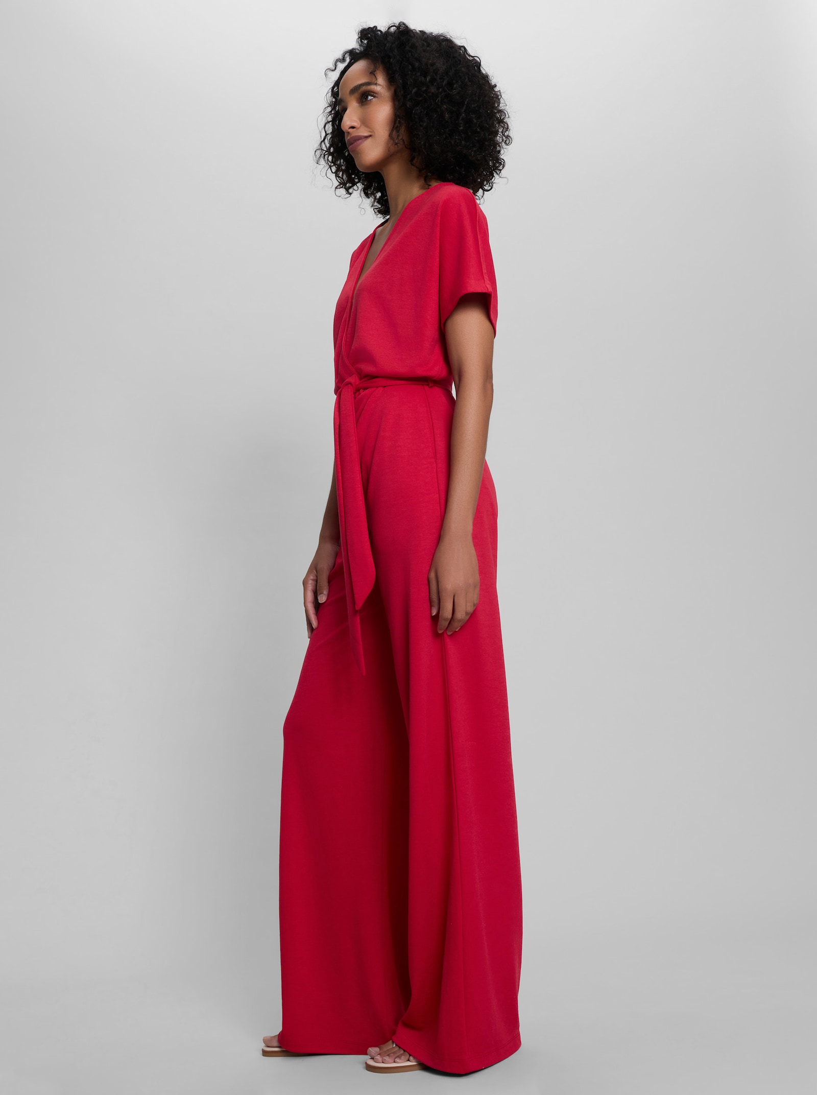 heine Jumpsuit in Wickel-Optik - rot