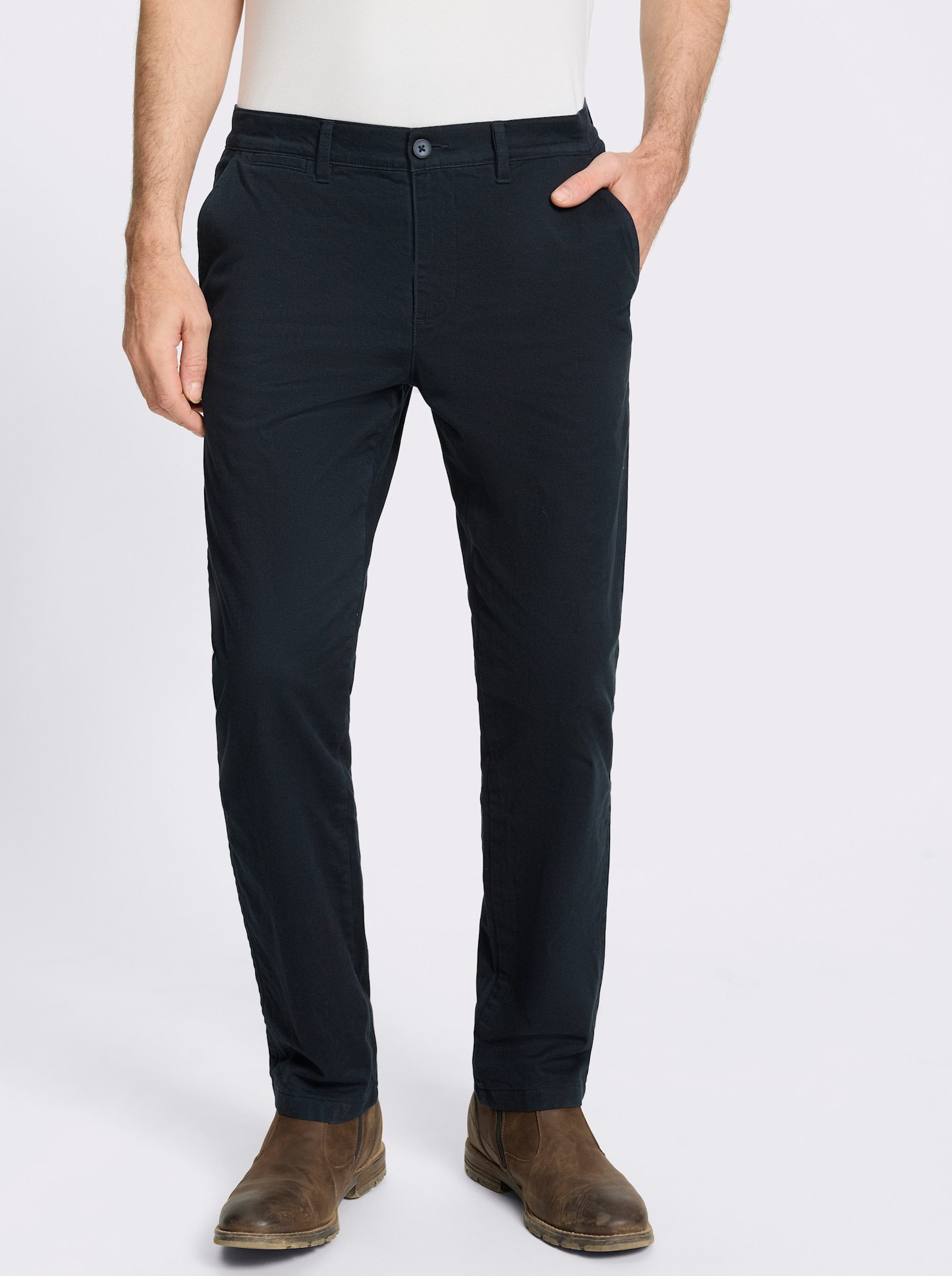 Marco Donati Thermohose in Stretch-Qualität - marine