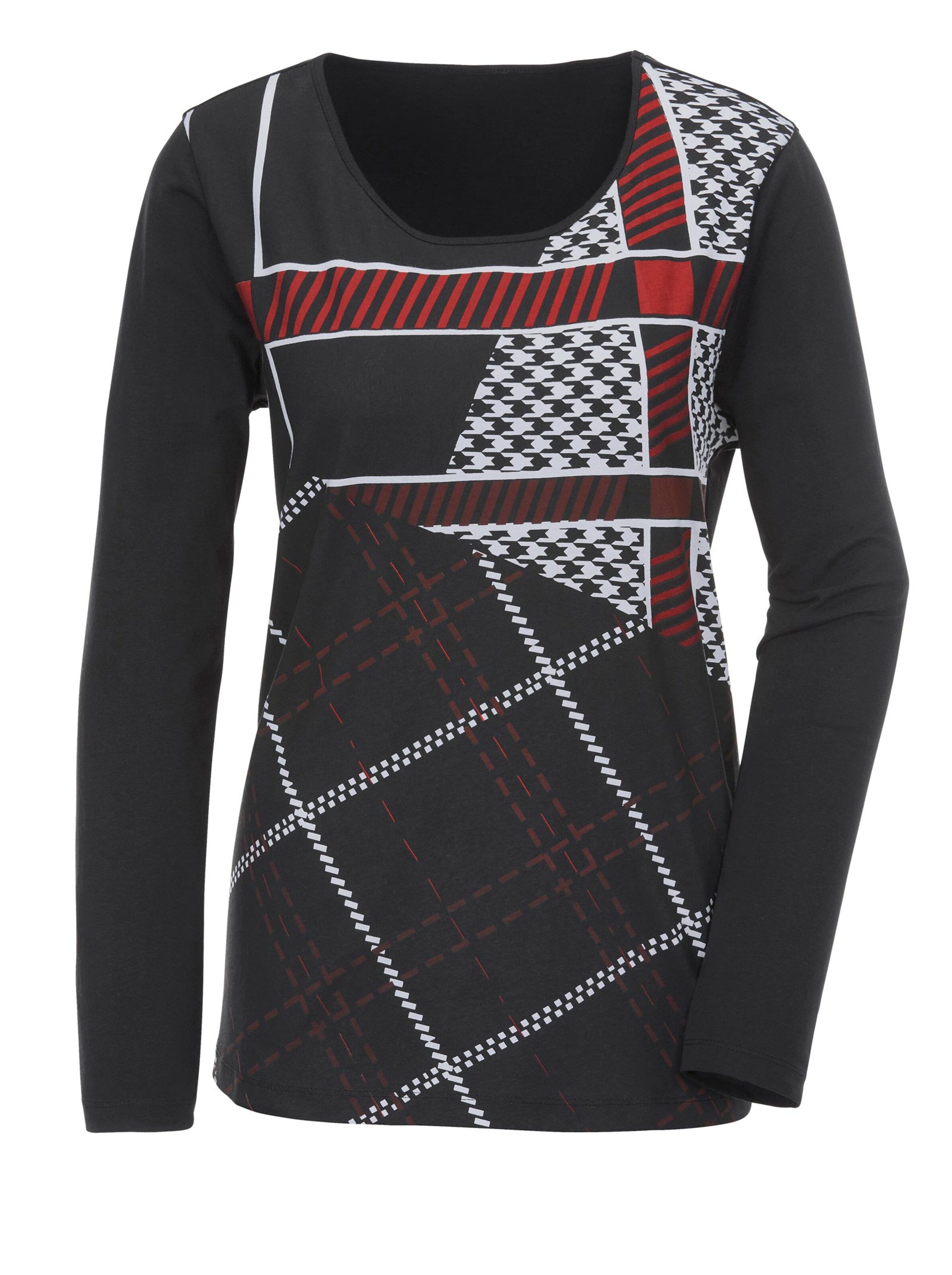 Shirt - schwarz-gemustert