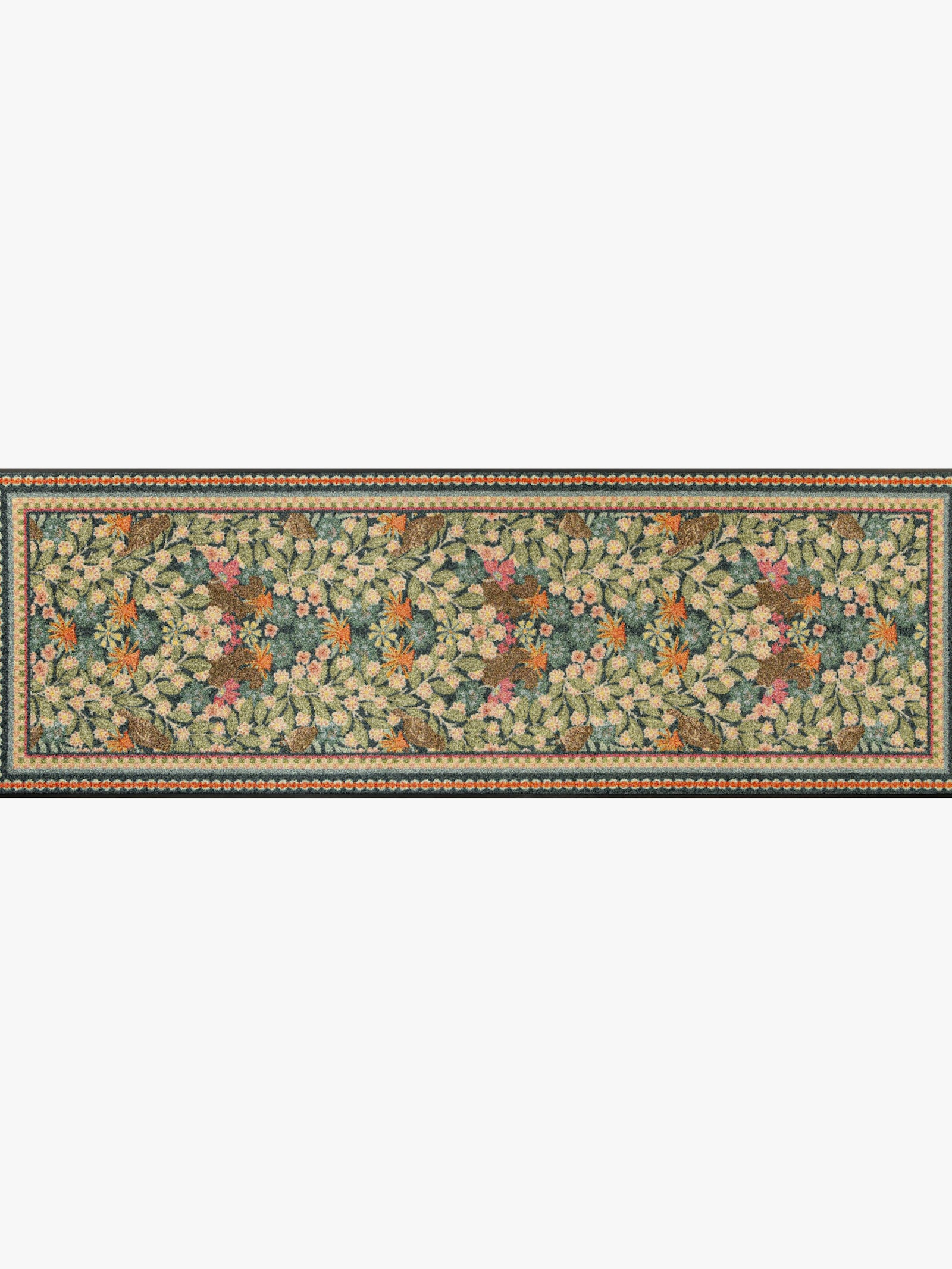 wash+dry by Kleen-Tex Fußmatte - grün-gemustert