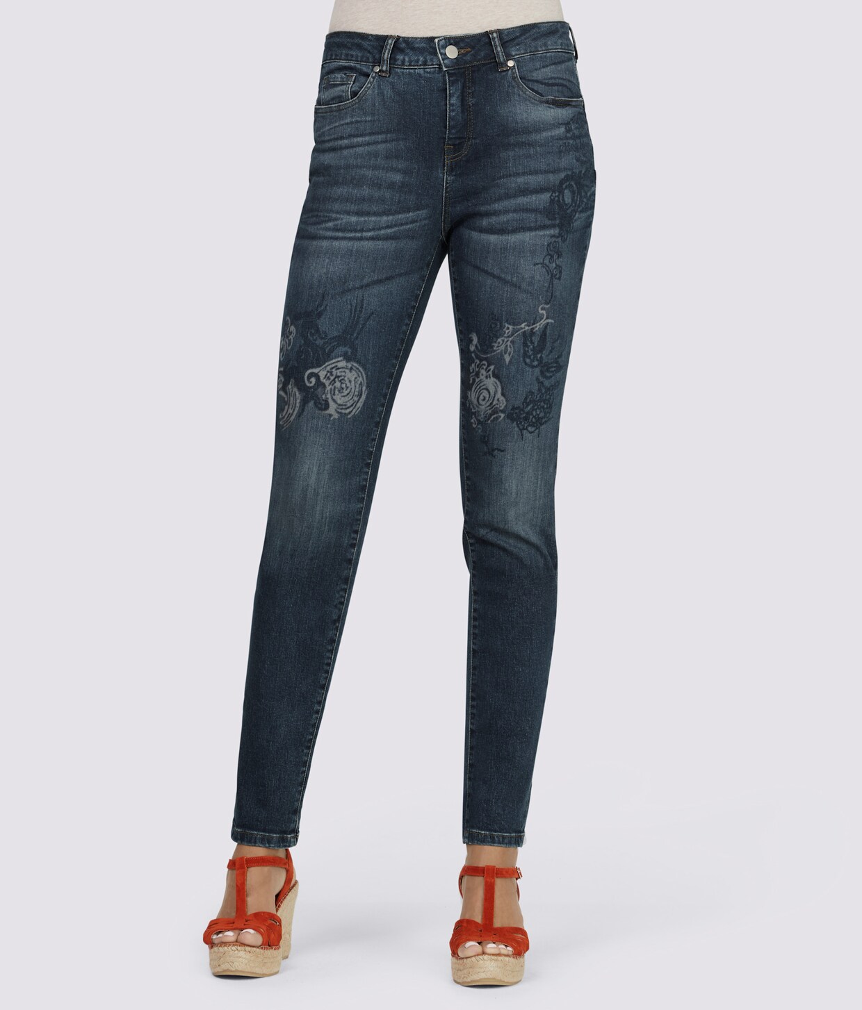 heine Jeans - blue-stone-washed