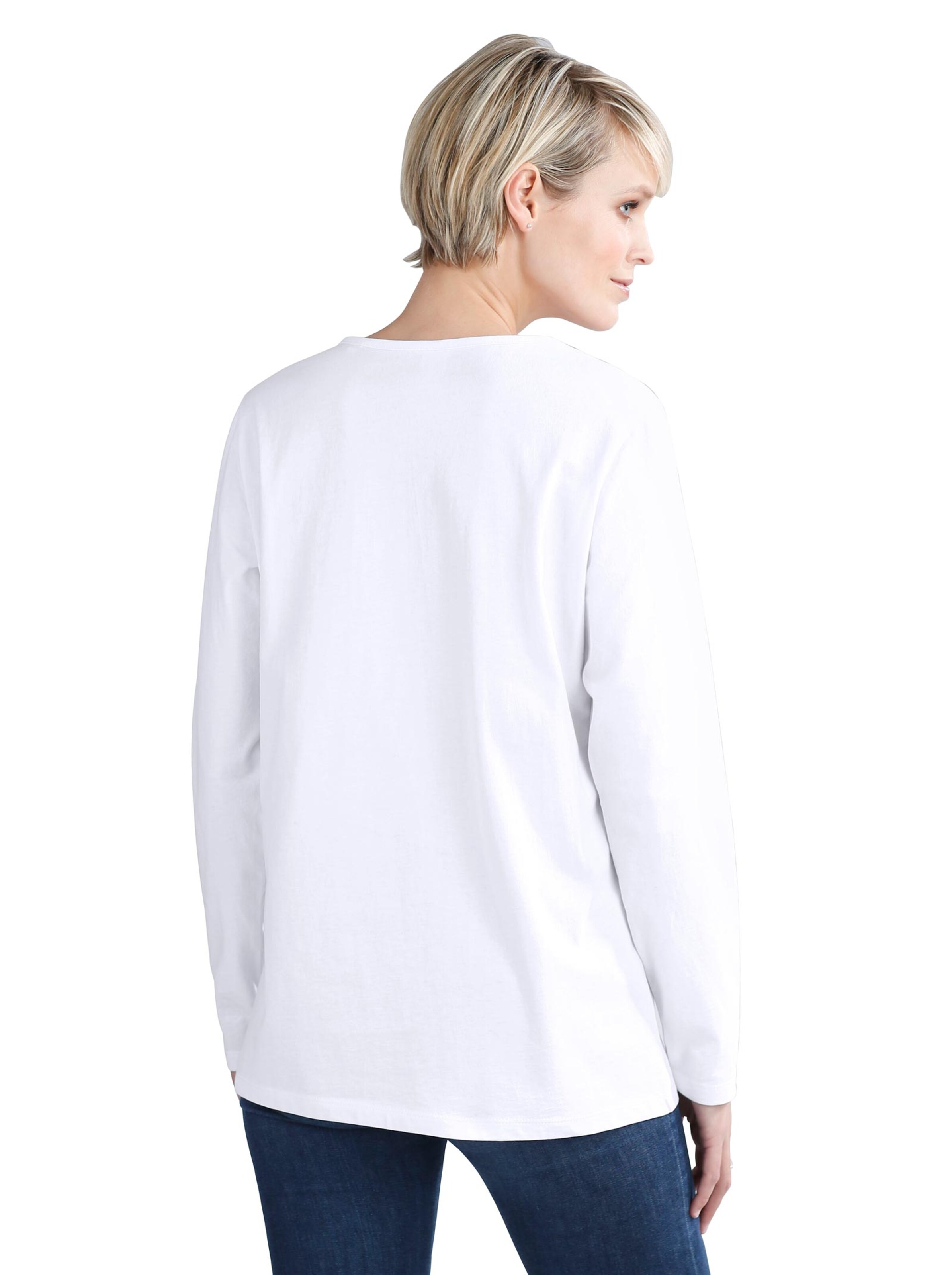 Shirt - ecru-gemustert