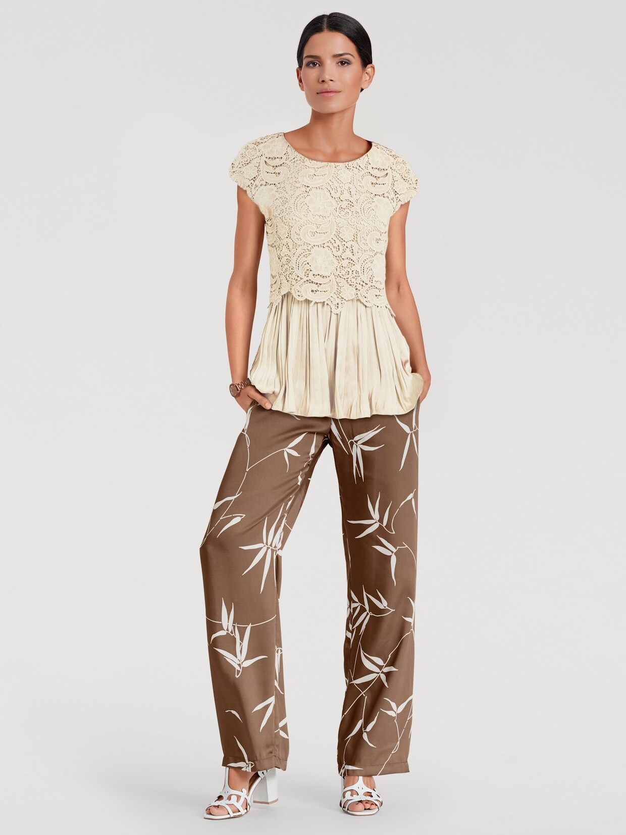heine Stricktop - ecru