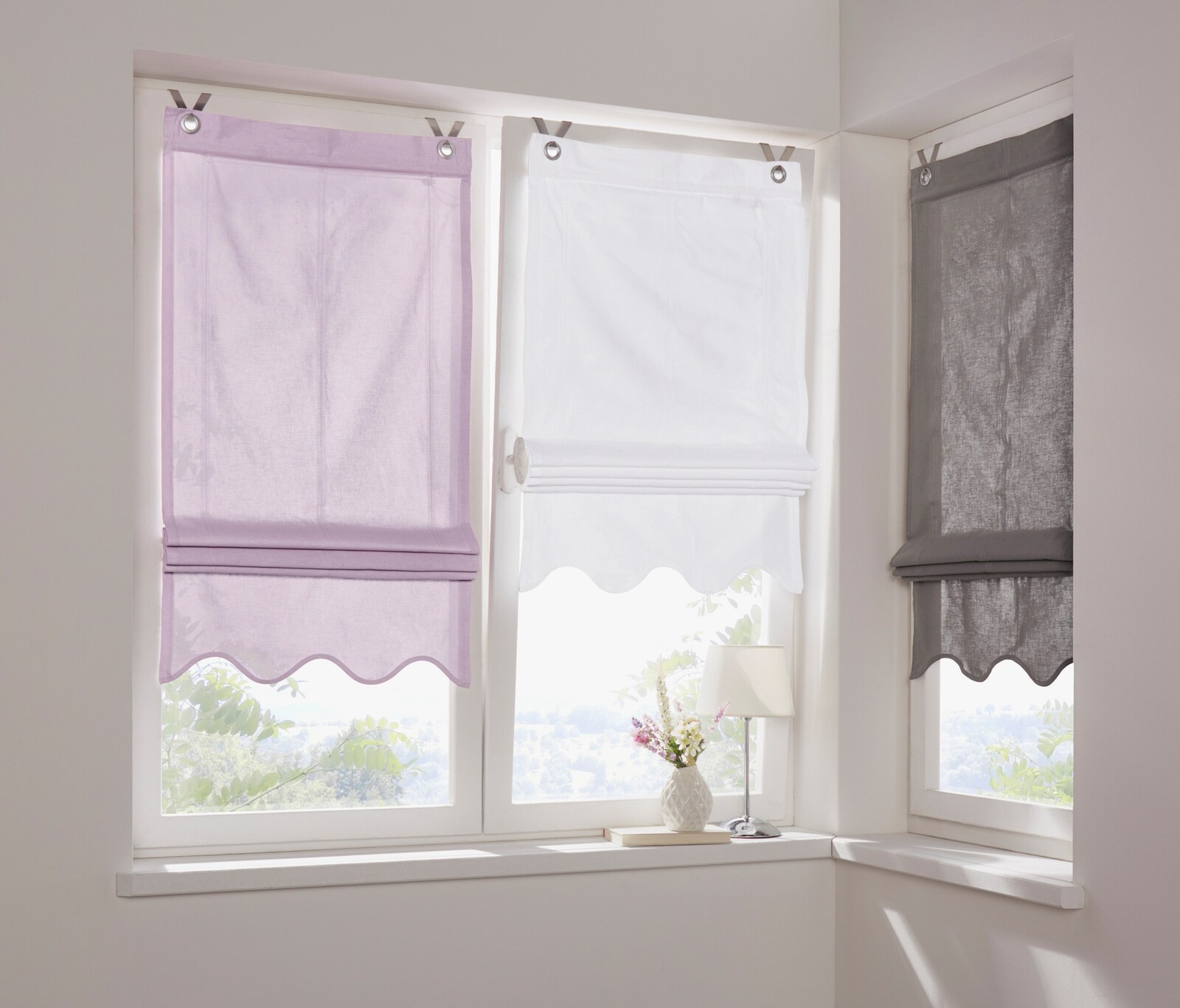 heine home Raffrollo - grau