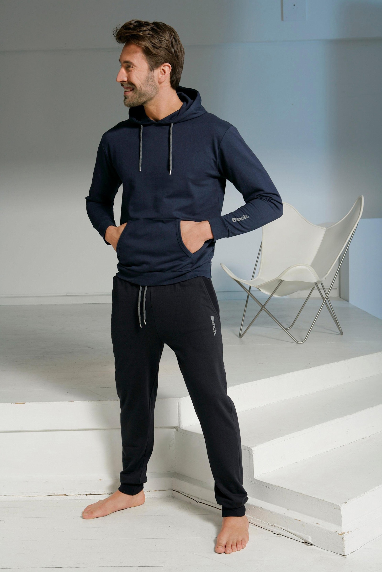 Bench. Loungewear Hoodie - navy