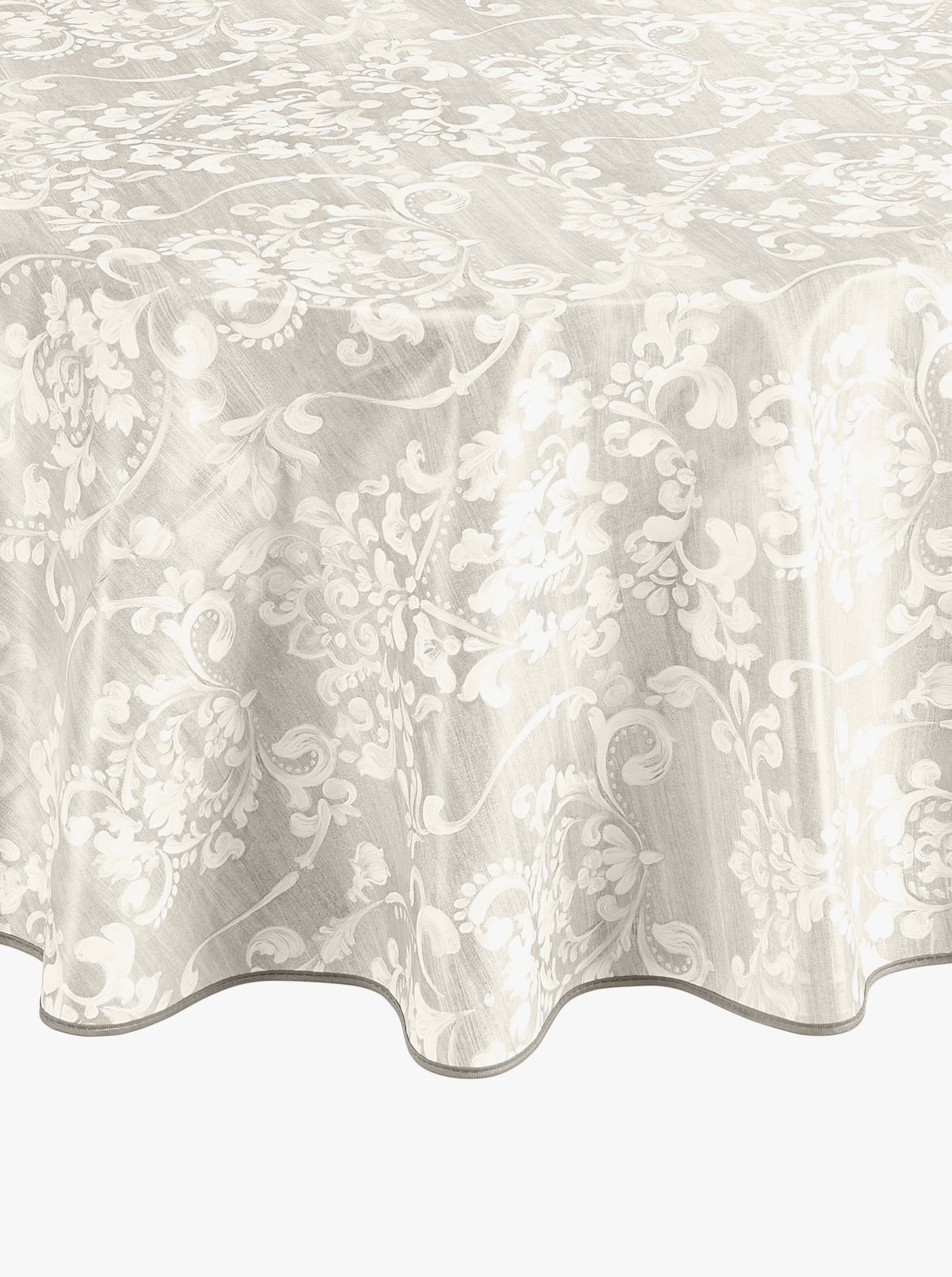 Tischdecke - silbergrau