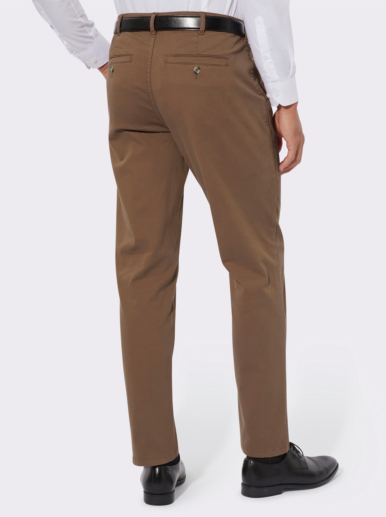 Stretch-Jeans - braun