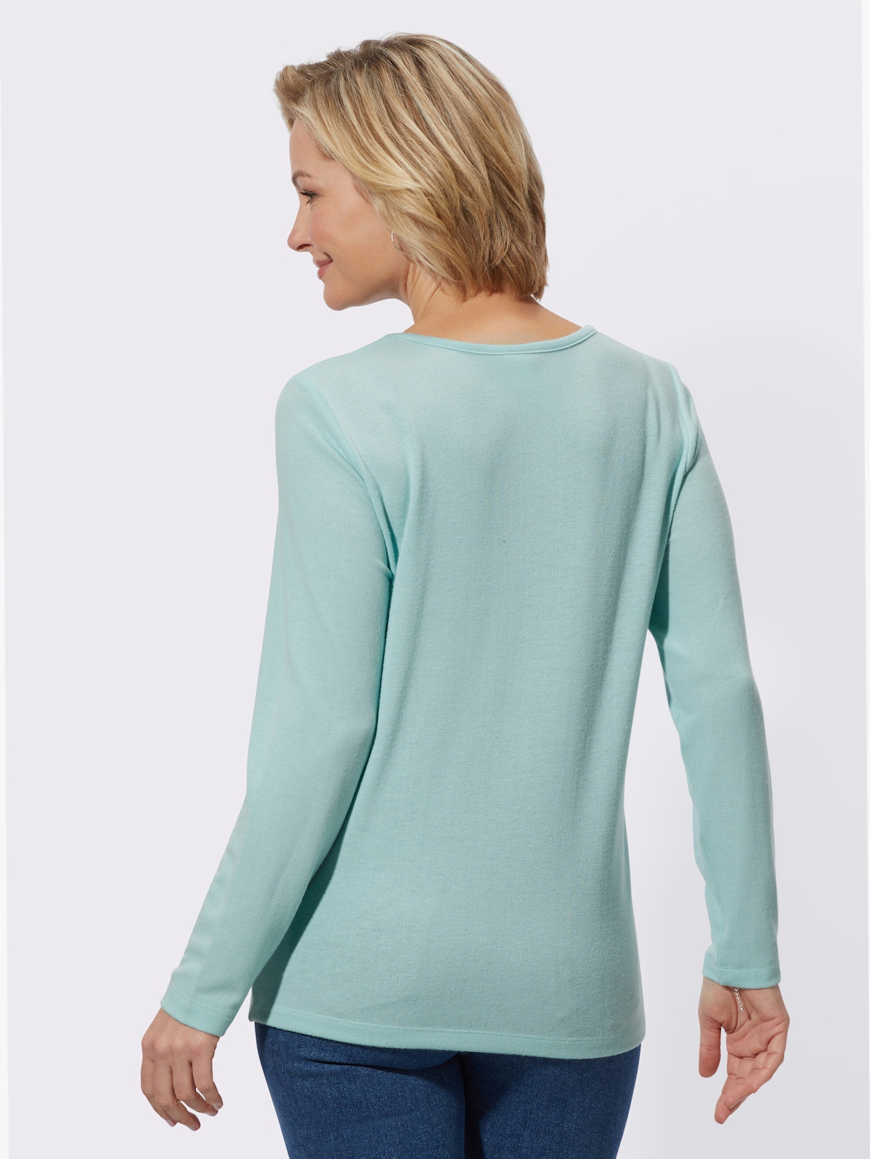 Shirt met lange mouwen - mint