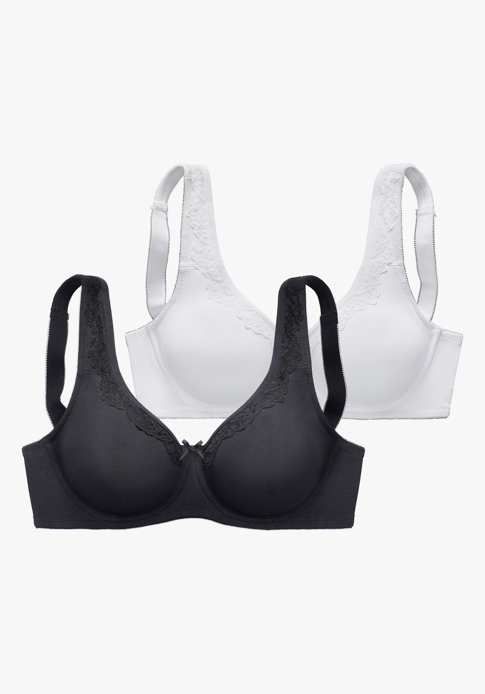 Nuance Soutien-gorge minimiseur - blanc + noir